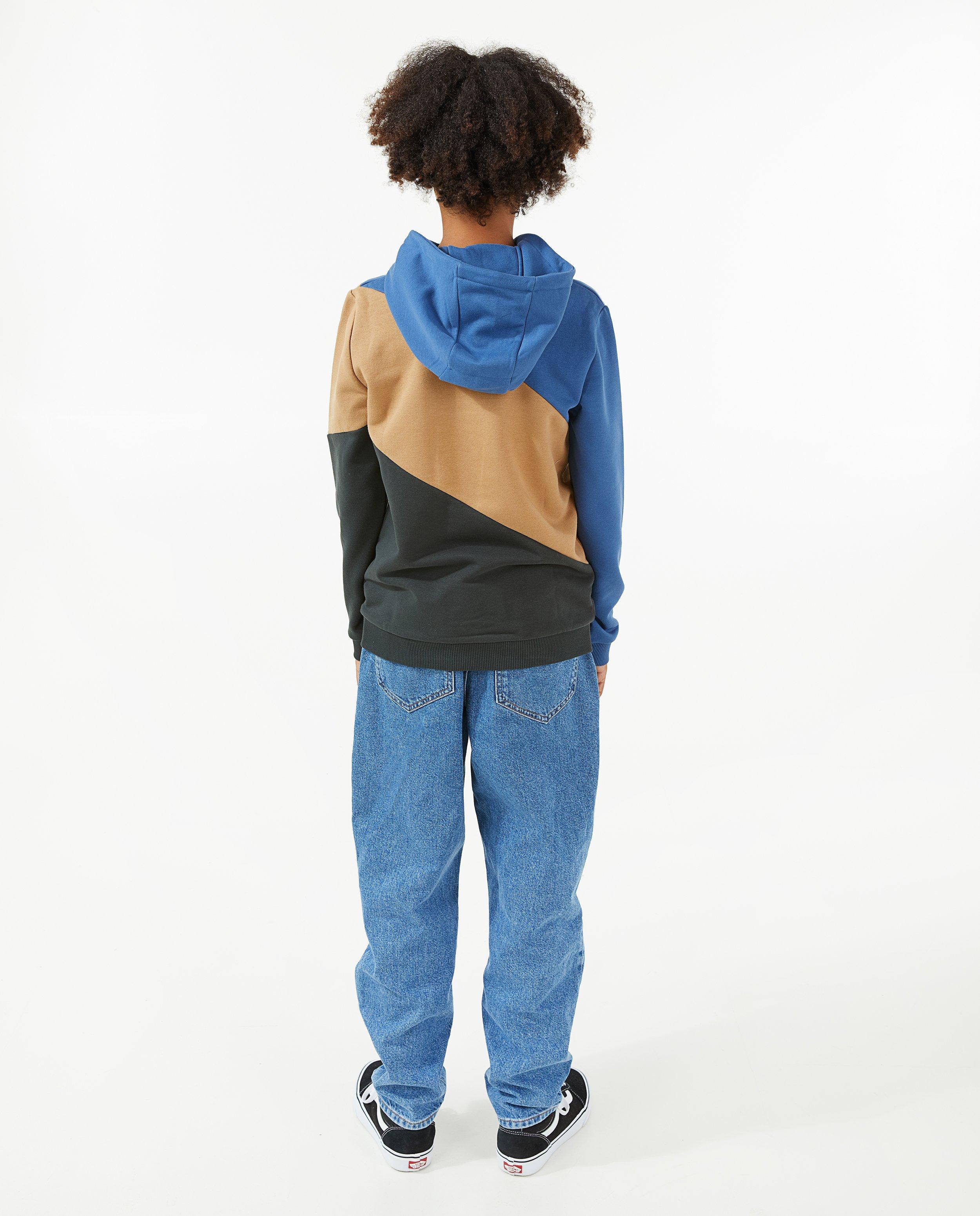 Hoodie met color block - Product Detail - donkerblauw - afbeelding nummer 4