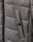 Donsjassen - Grijze winterjas met doorgestikt patroon