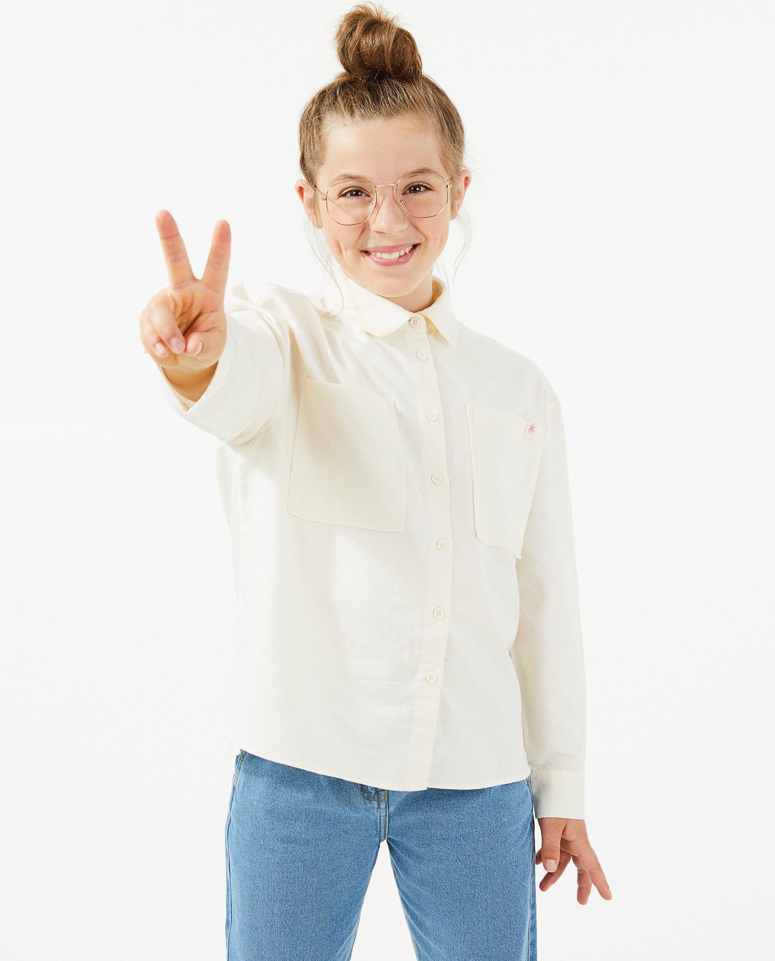 Chemises - Chemise blanche avec poches de poitrine