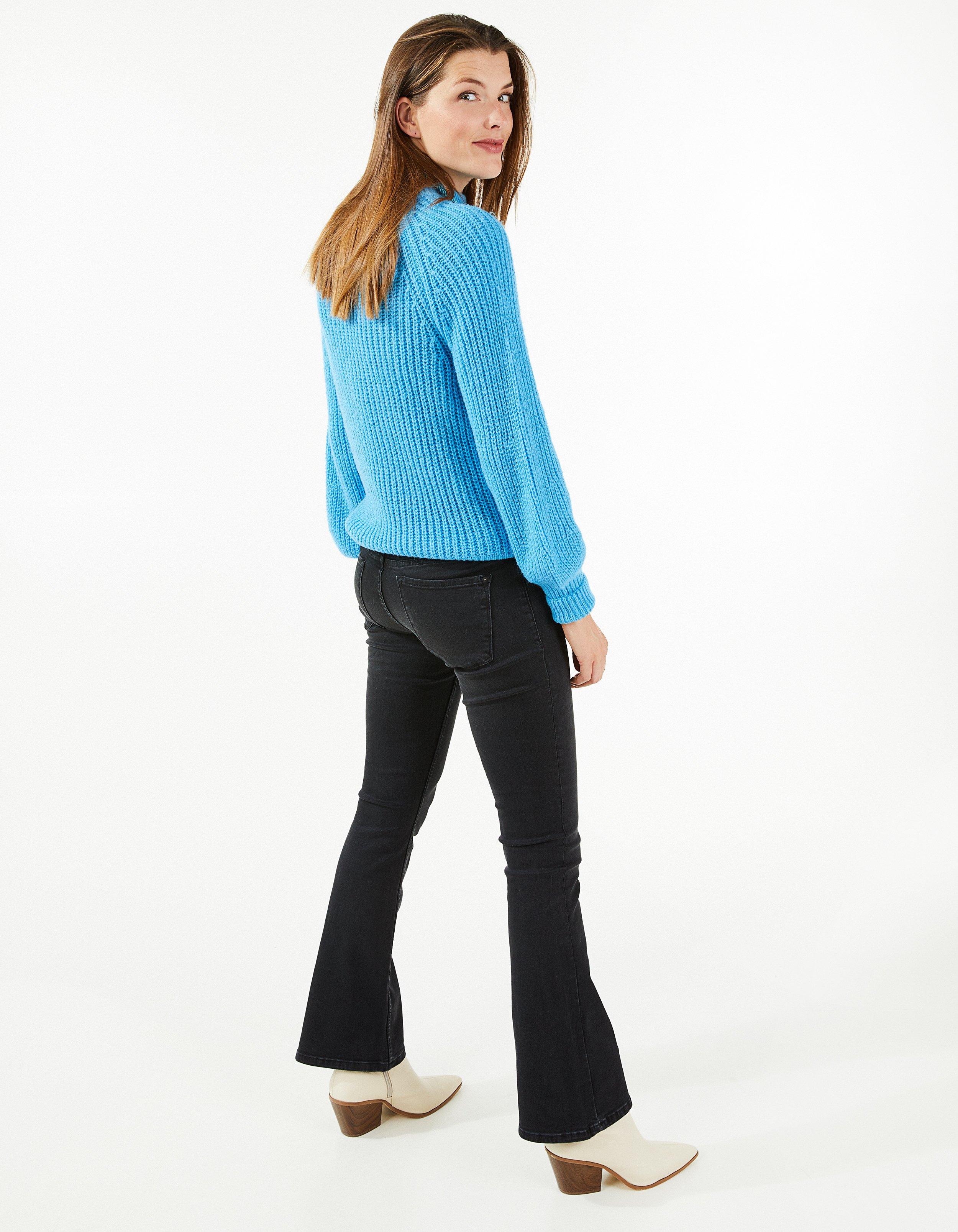 Jeans - Zwarte jeans, bootcut fit