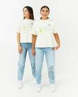 Ecru T-shirt met opschrift - null - Nour en Fatma