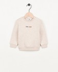 Ecru sweater met borduursel - null - Cuddles and Smiles