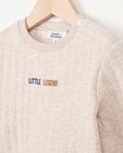 Sweaters - Ecru sweater met borduursel