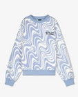 Sweaters - Lichtblauwe sweater met print