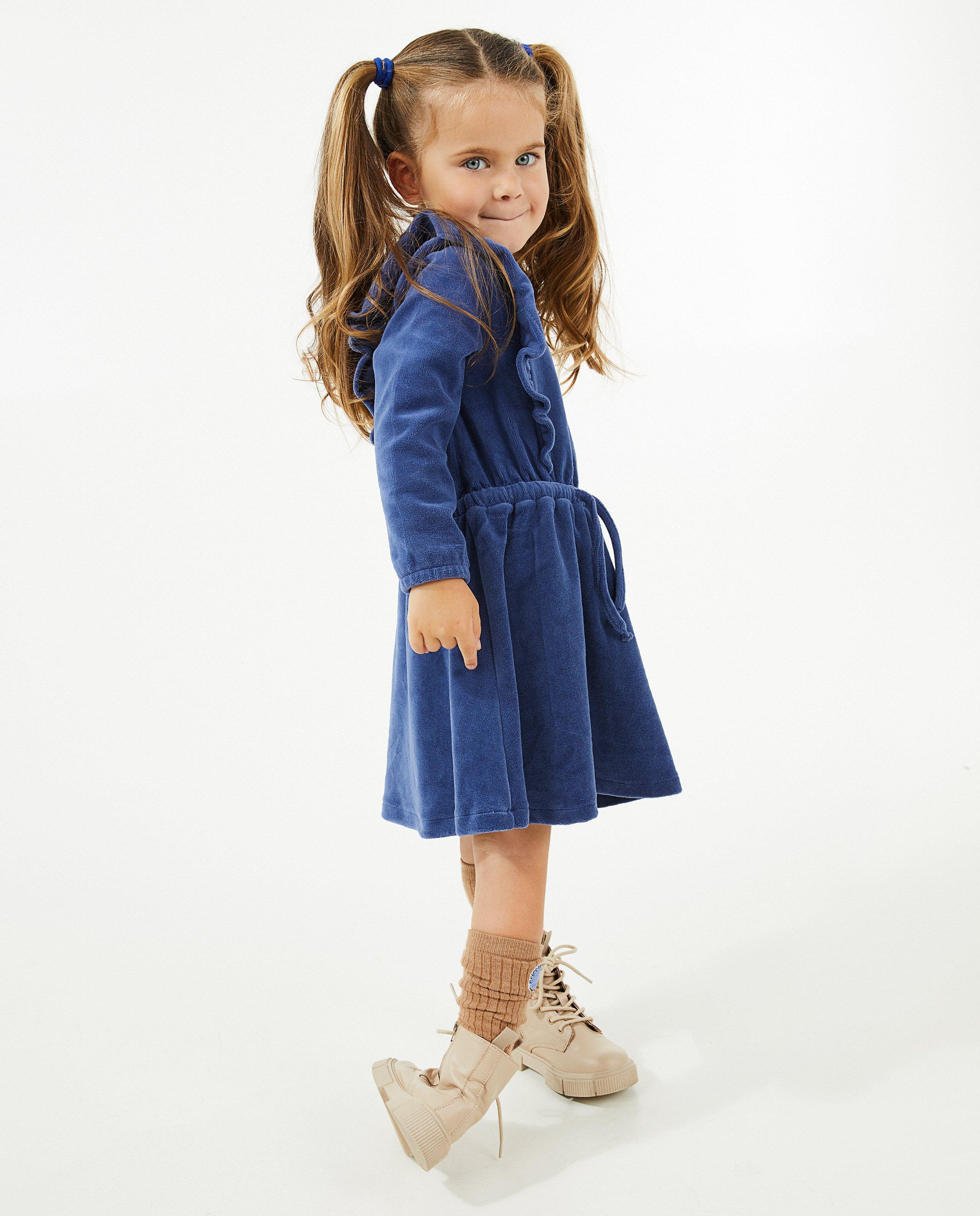 Robe bleue en velours - null - Milla Star