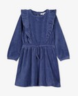 Kleedjes - Blauwe jurk van fluweel