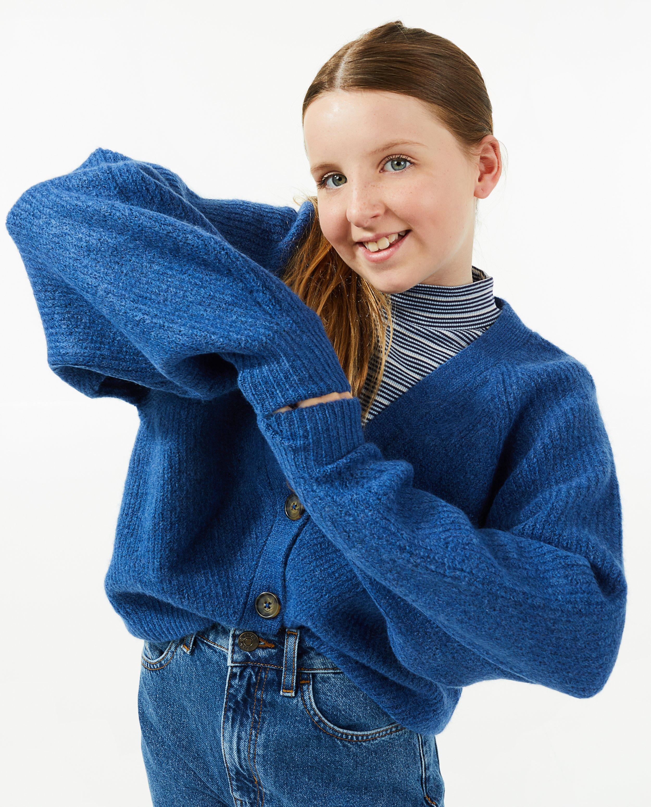 Cardigan boxy bleu - null - Fish & Chips