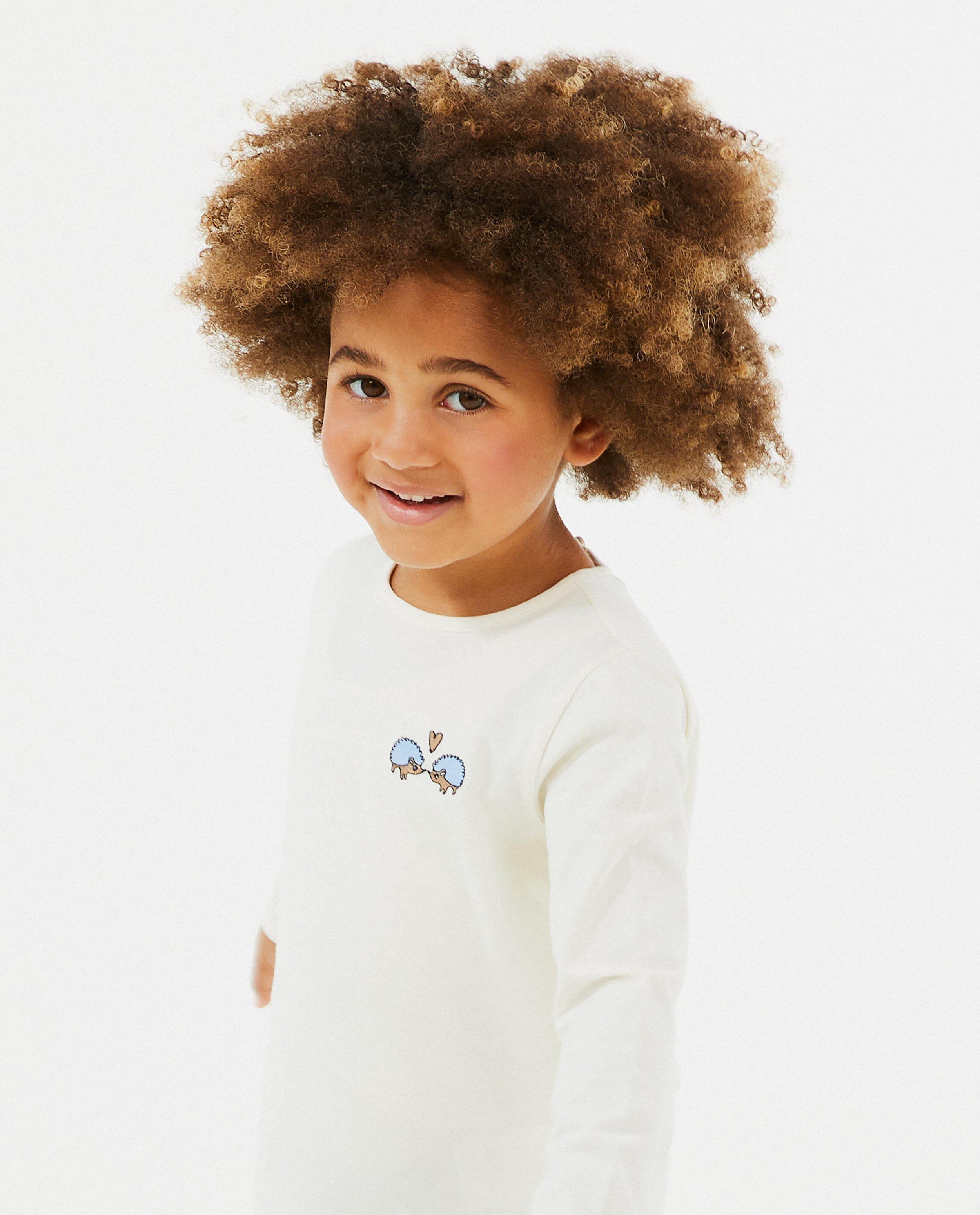 Offwhite longsleeve met borduursel - null - Samson