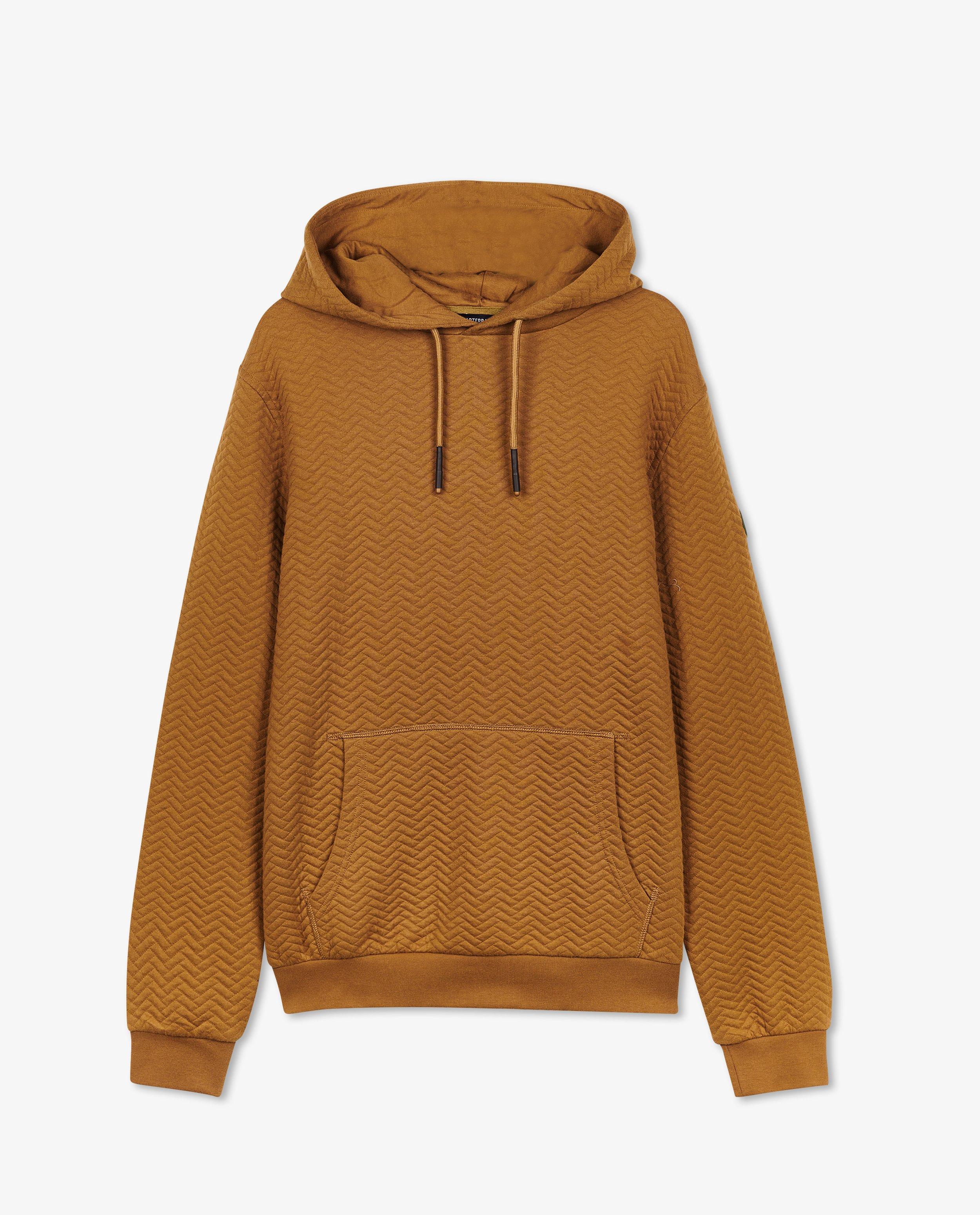 Sweats - Sweat brun à capuchon