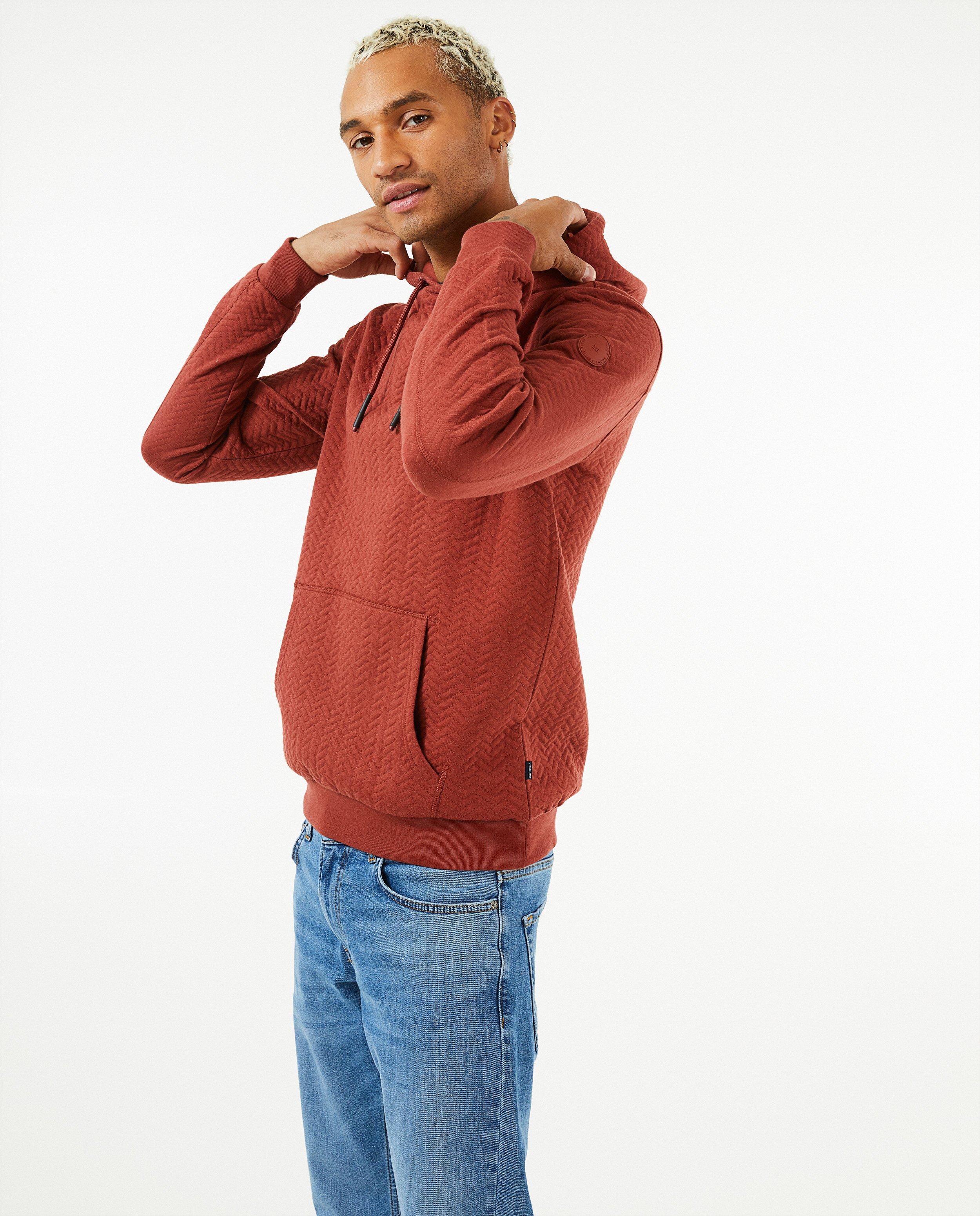 Sweats - Sweat brun à capuchon