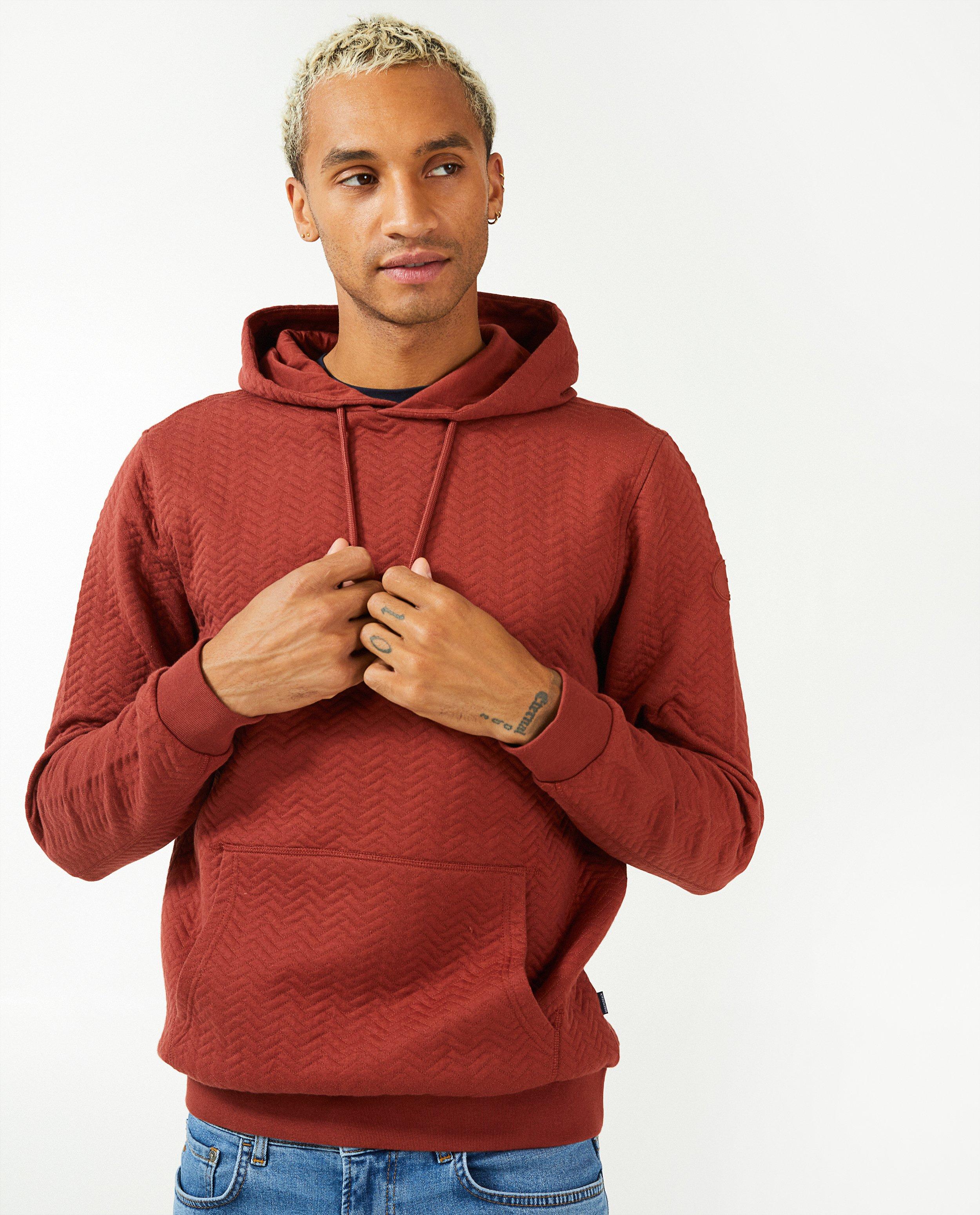 Sweats - Sweat brun à capuchon