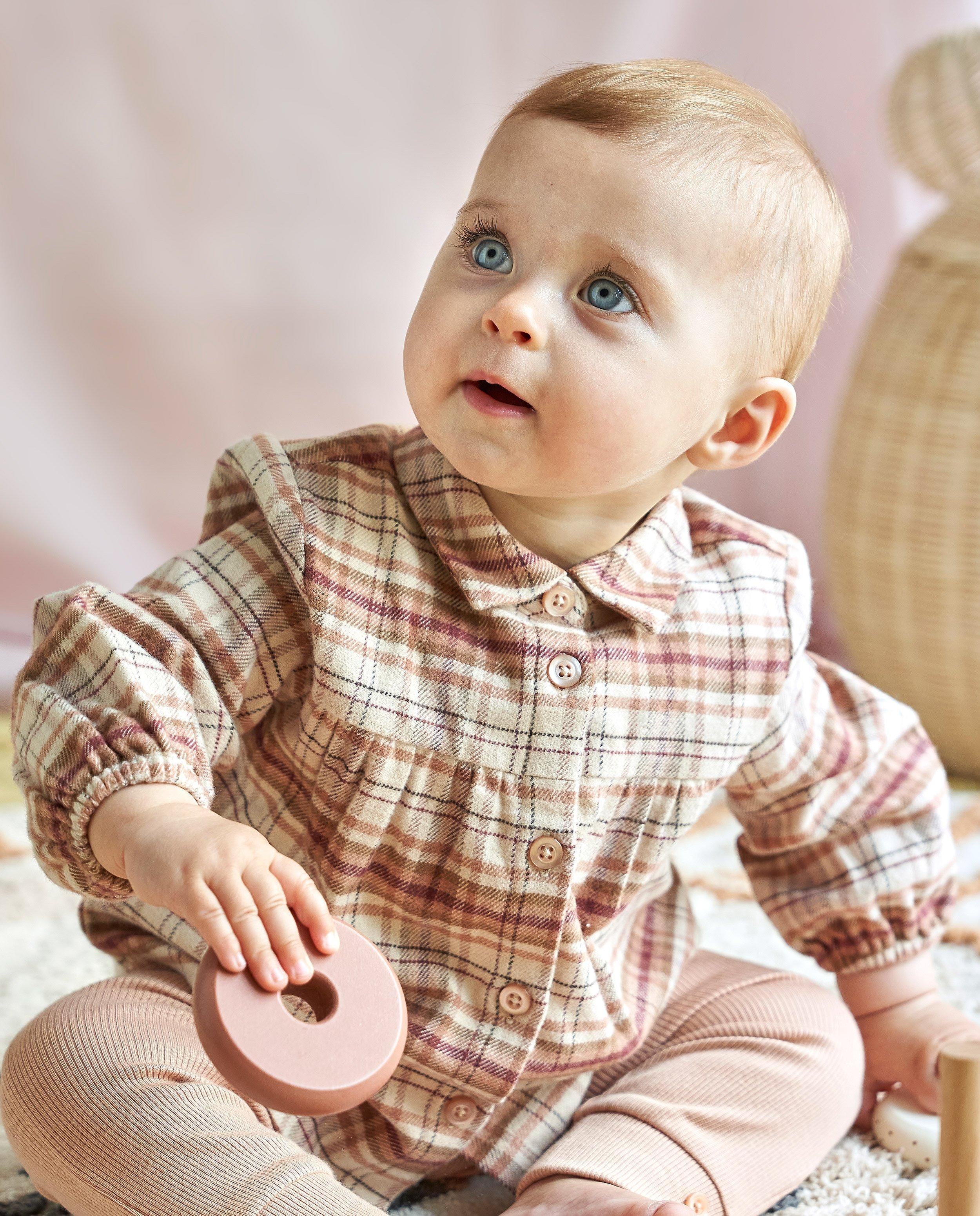 Roze hemd met ruiten - null - Cuddles and Smiles