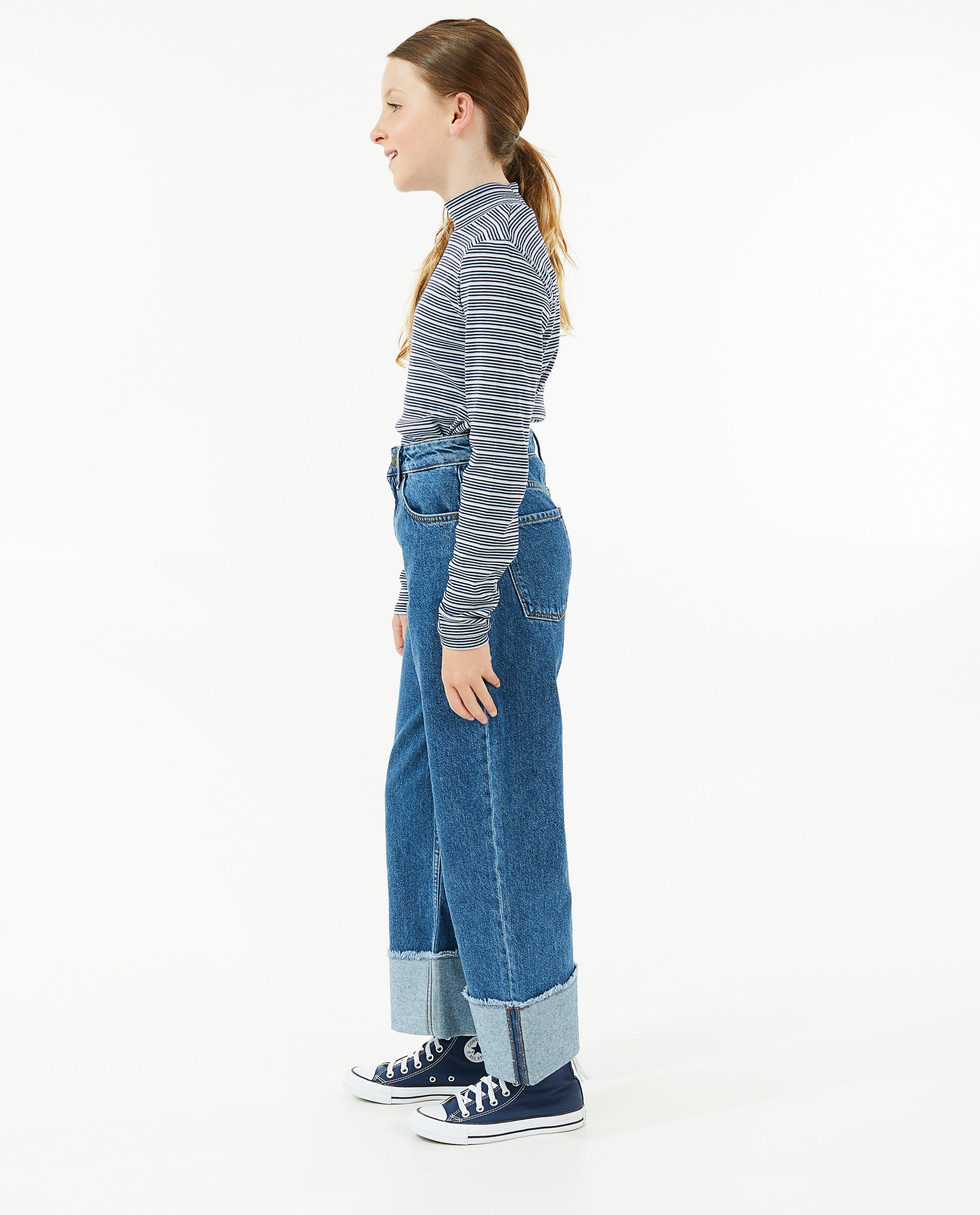 Jeans bleu à jambes larges Marley - null - Fish & Chips