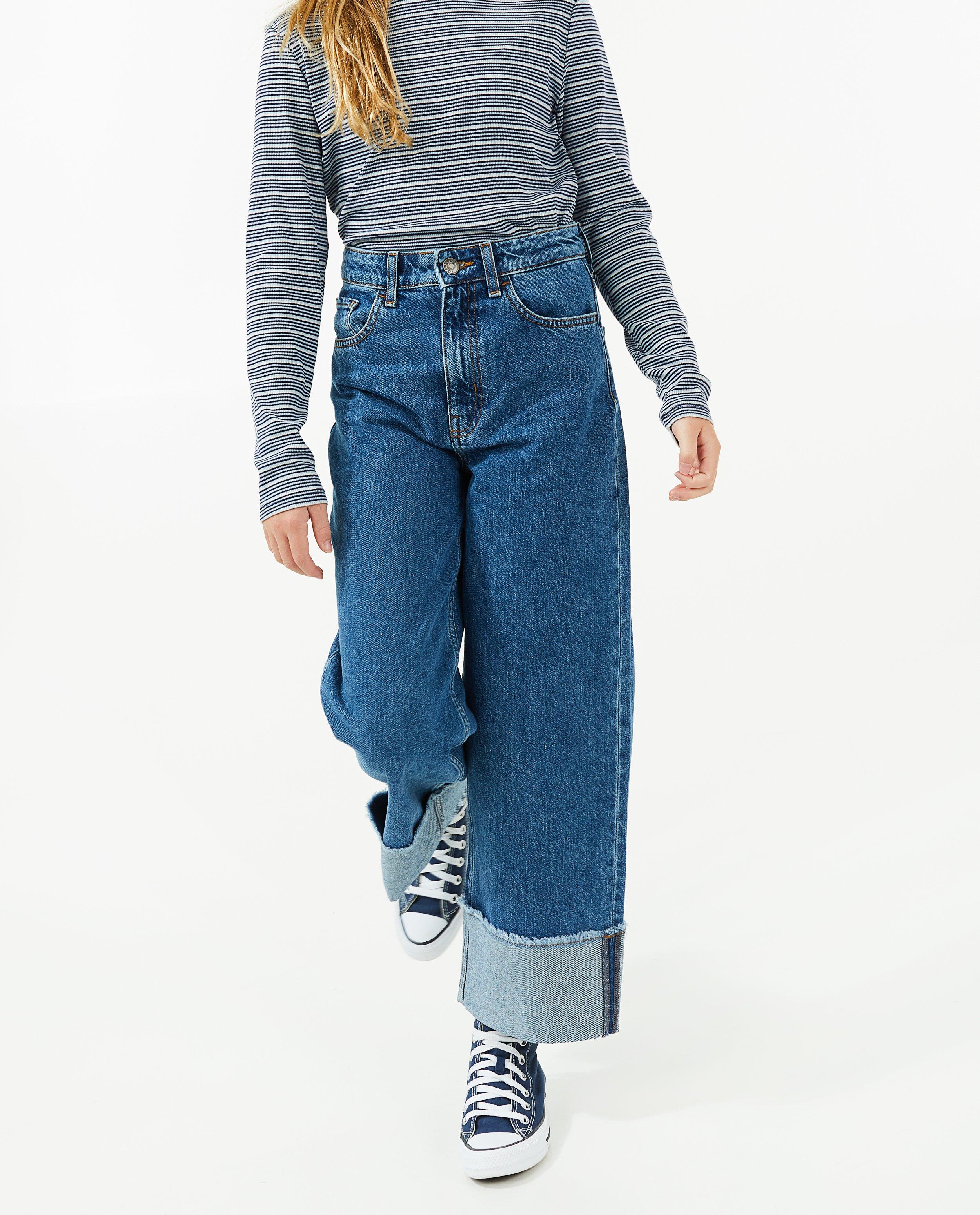 Jeans - Jeans bleu à jambes larges Marley