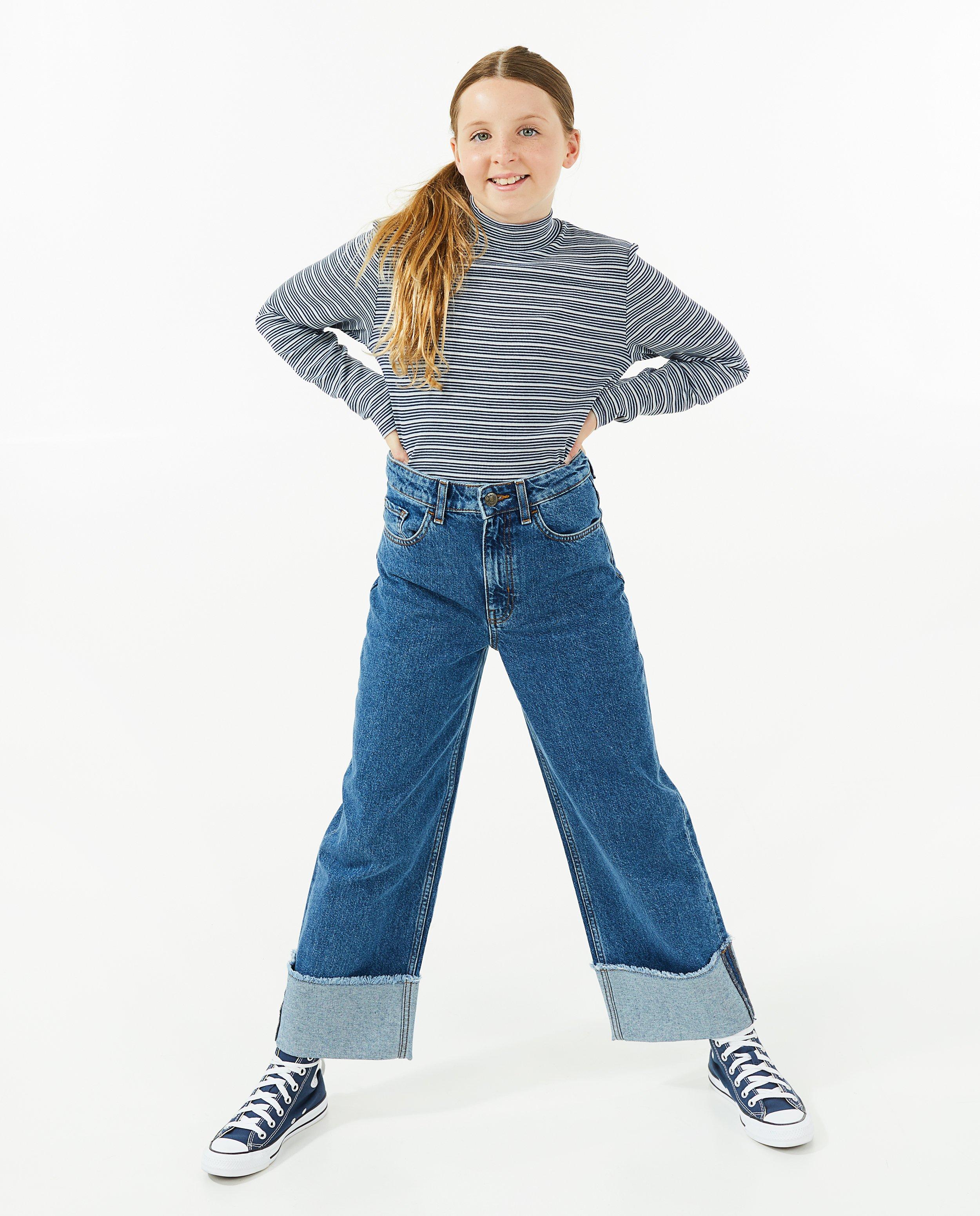 Jeans - Jeans bleu à jambes larges Marley