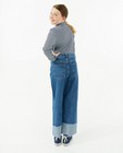 Jeans - Blauwe jeans, wide leg fit