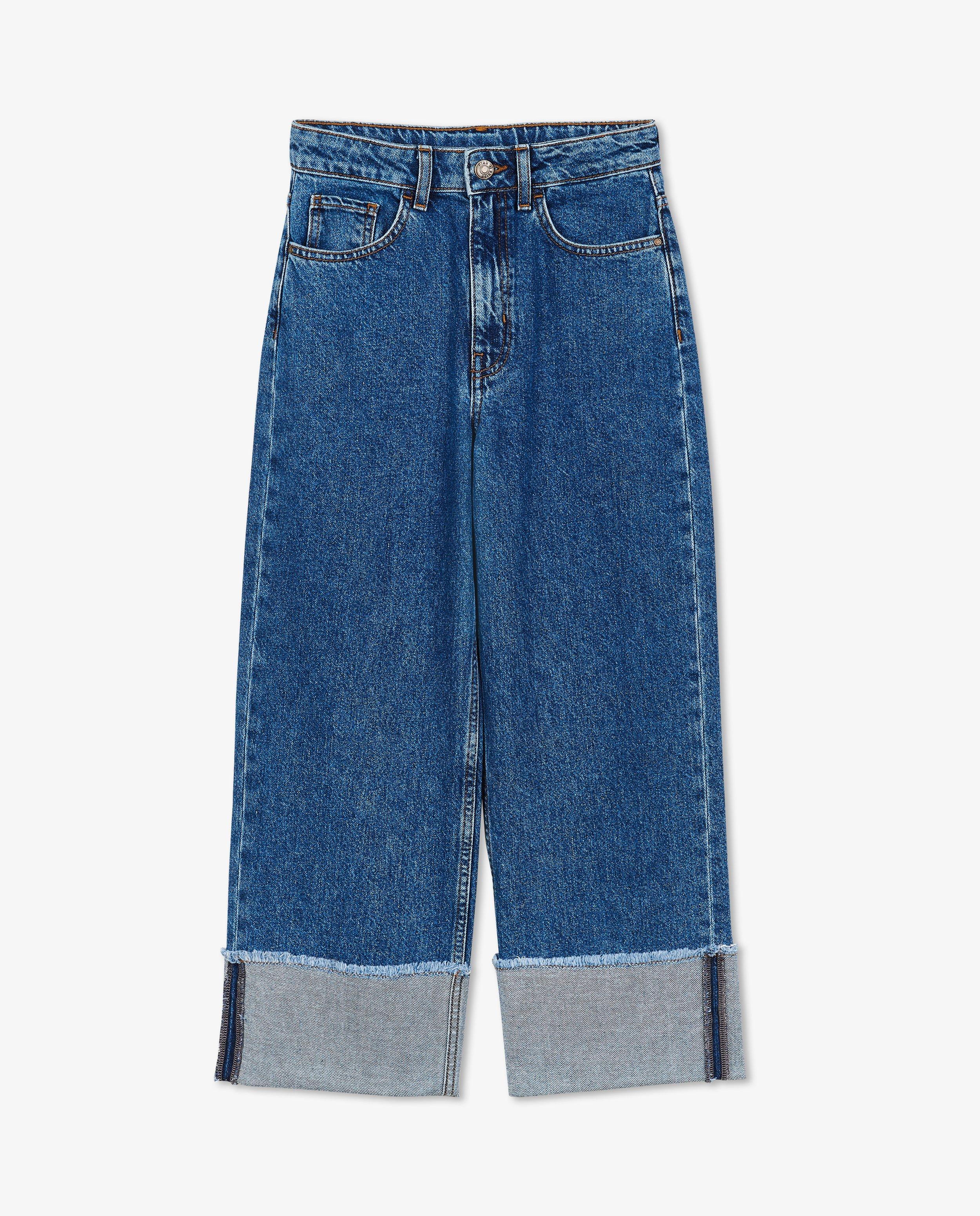 Jeans - Jeans bleu à jambes larges Marley