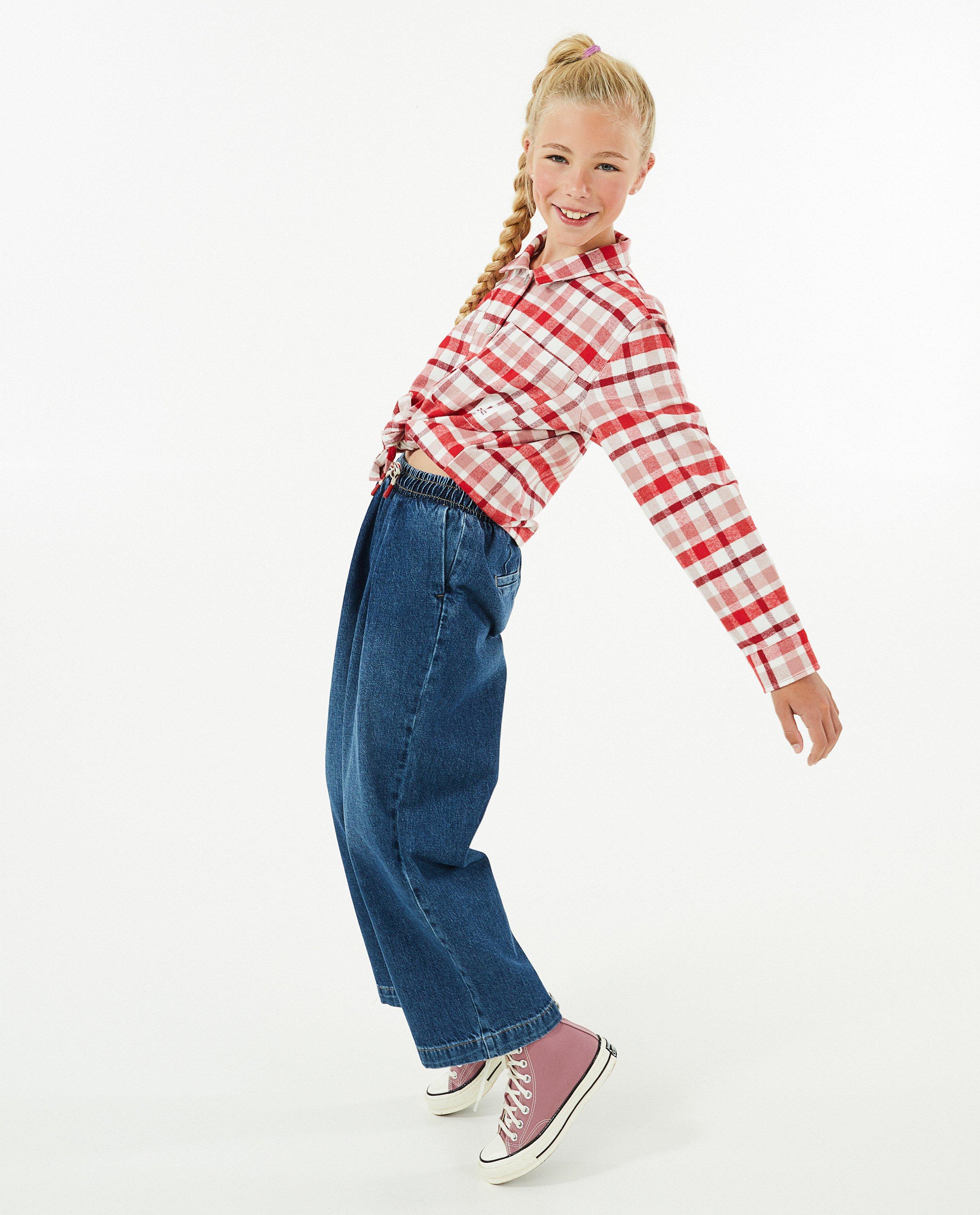 Jeans bleu foncé à jambes larges - null - Campus 12