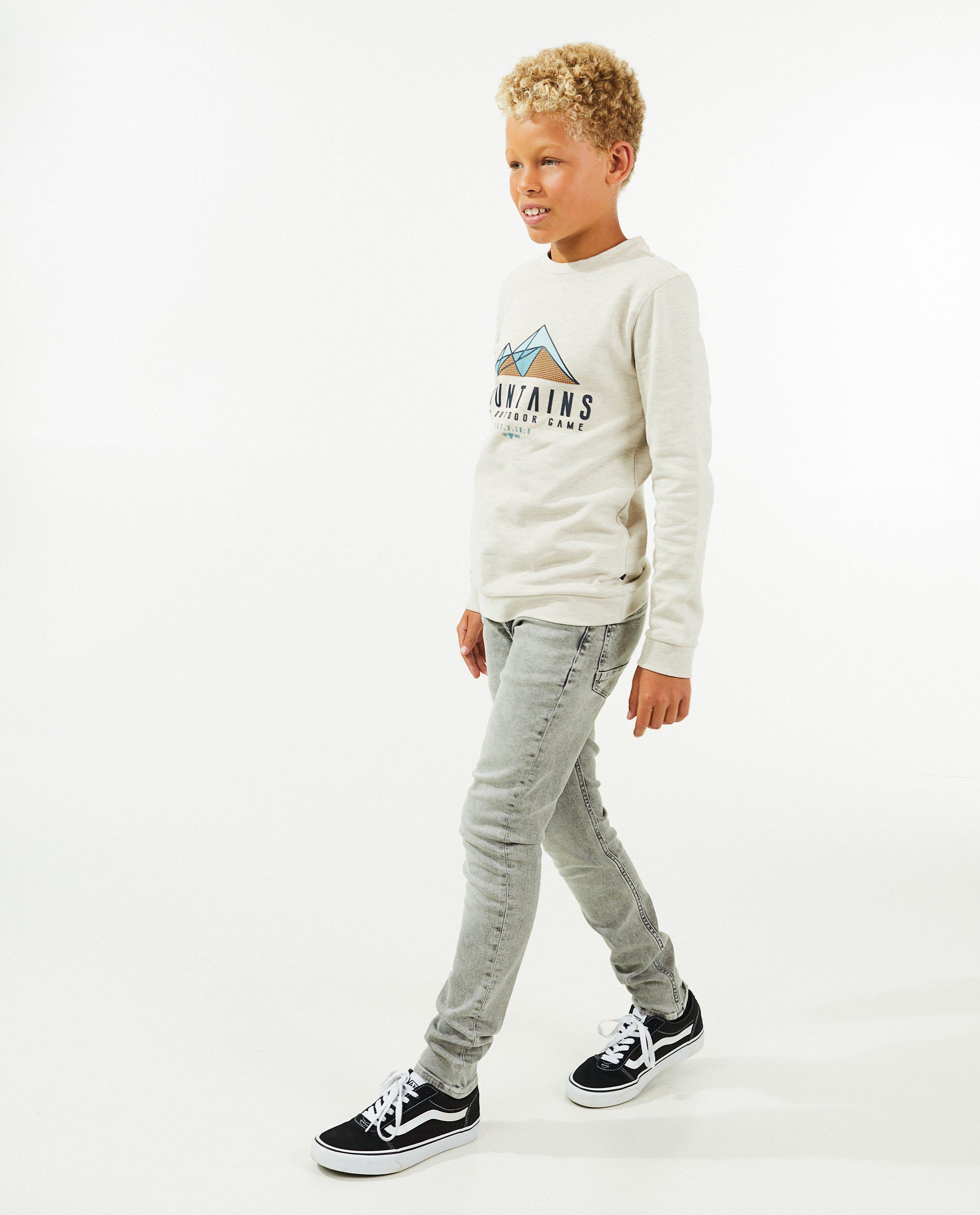 Grijze slim jeans - null - Campus 12