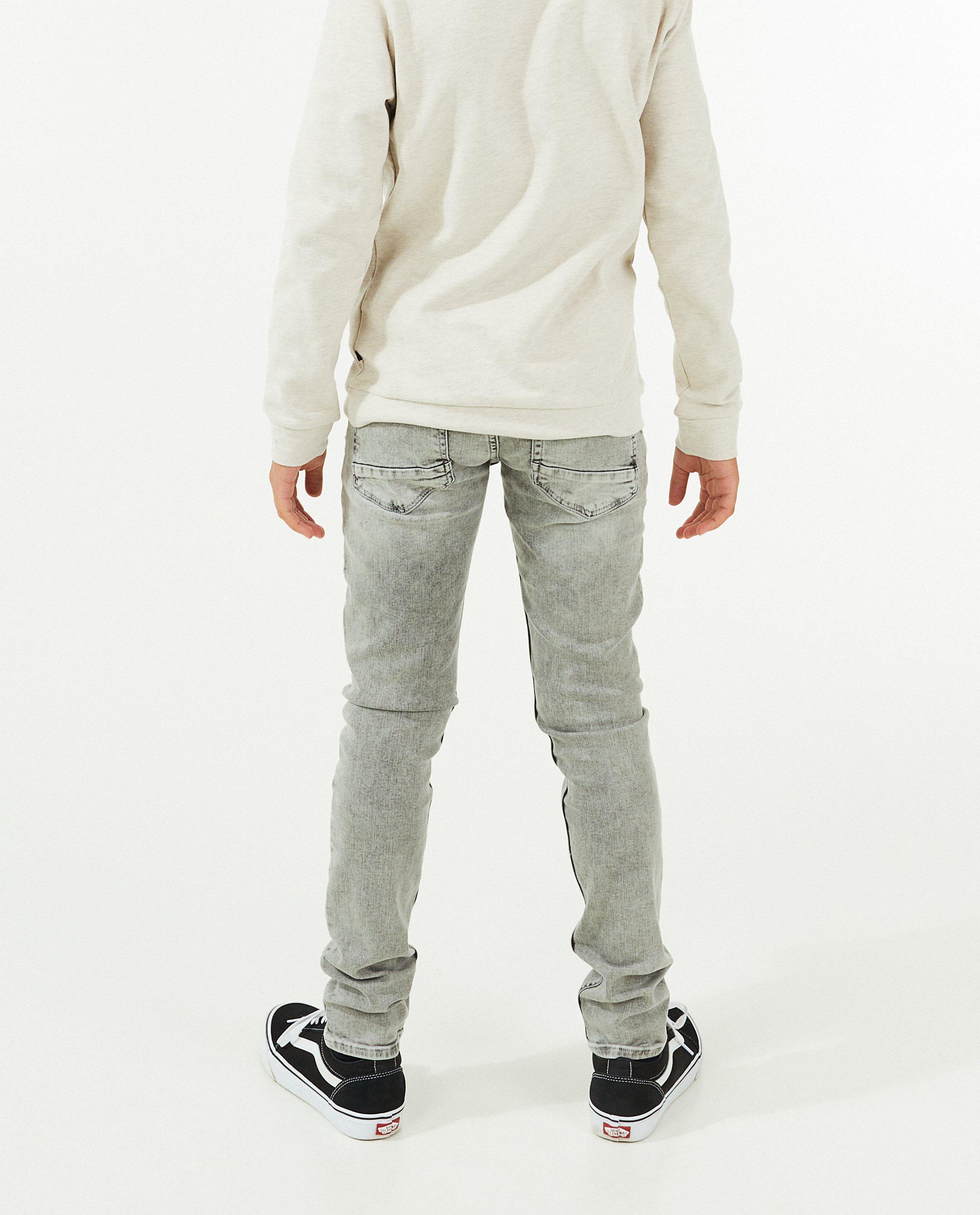 Jeans - Grijze slim jeans