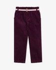Pantalons - Pantalon en velours côtelé, coupe slouchy