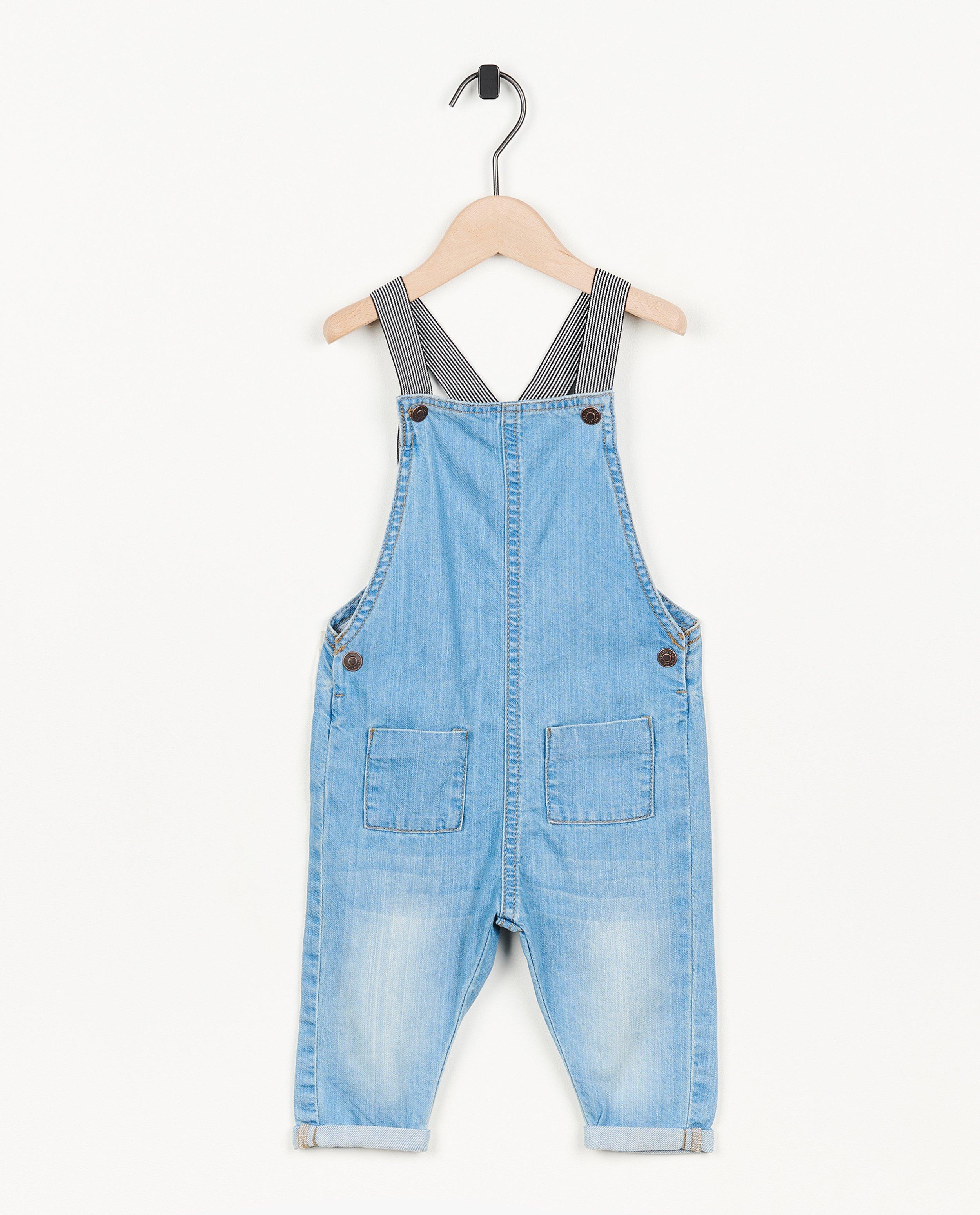 Salopette en jeans bleu clair - null - Cuddles and Smiles