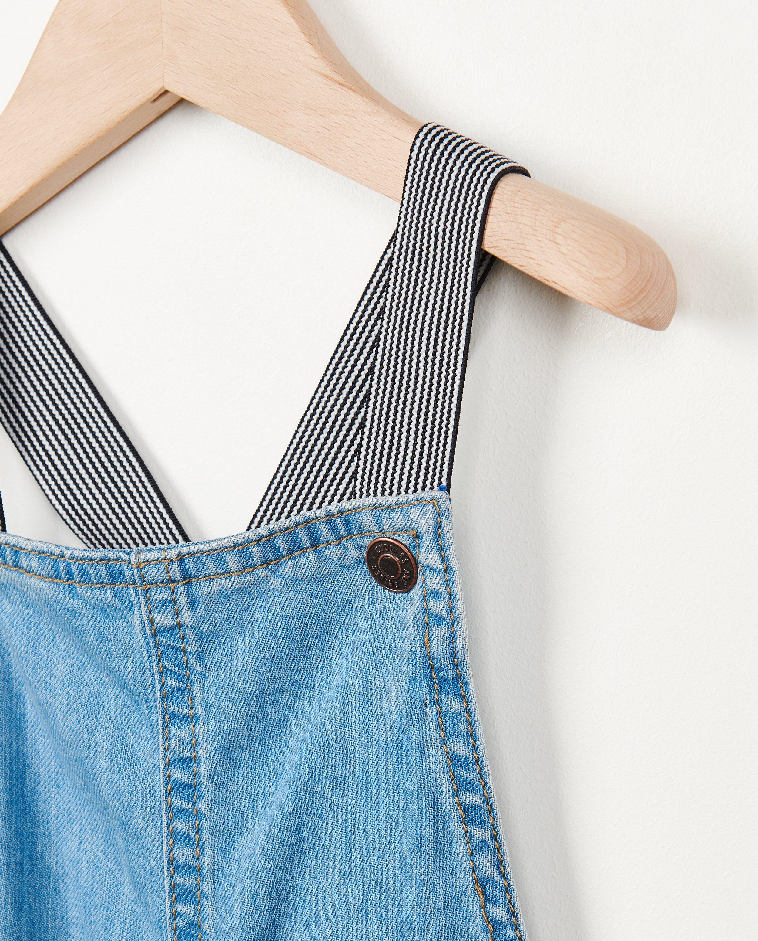 Jeans - Salopette en jeans bleu clair