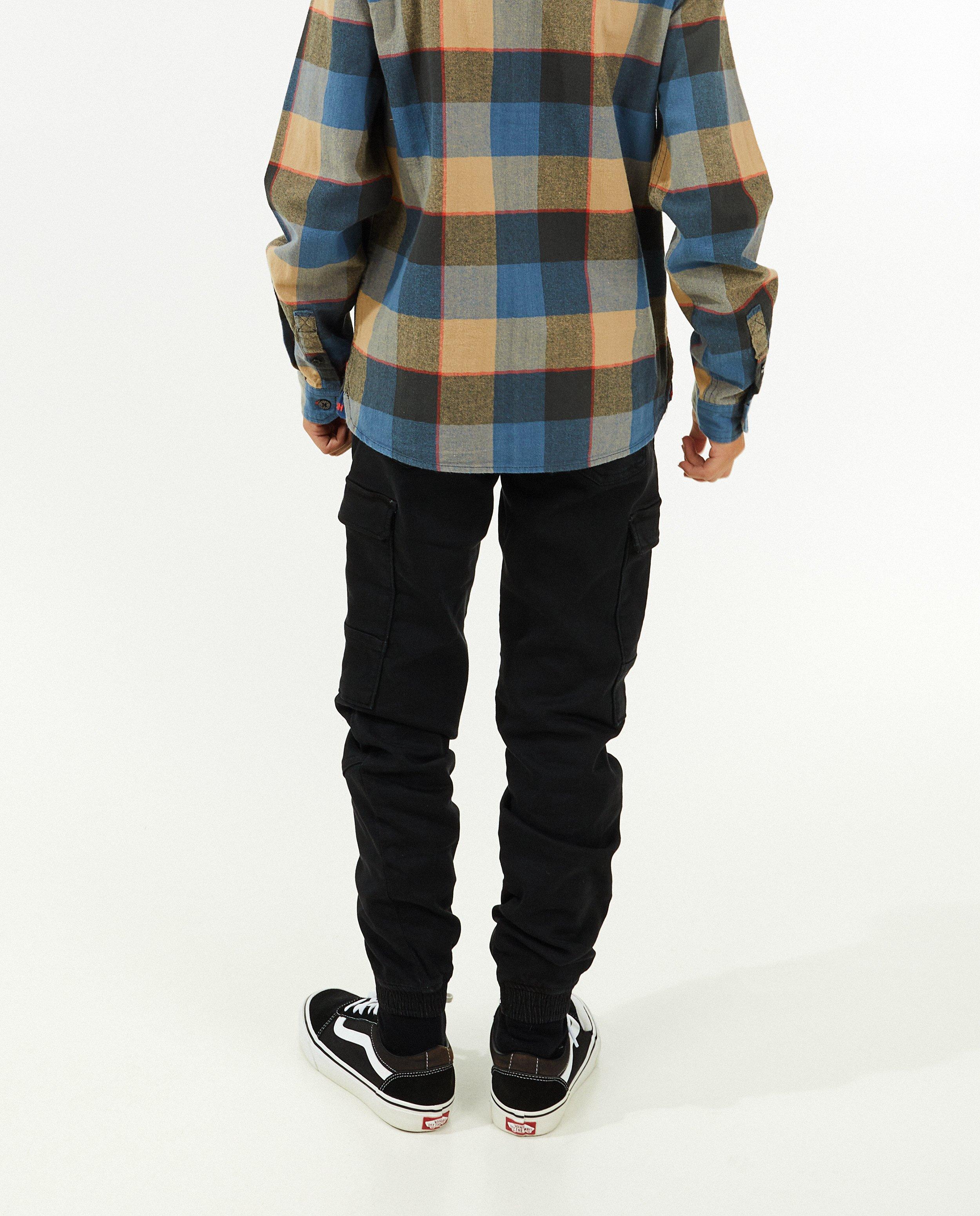 Broeken - Zwarte broek, cargo fit