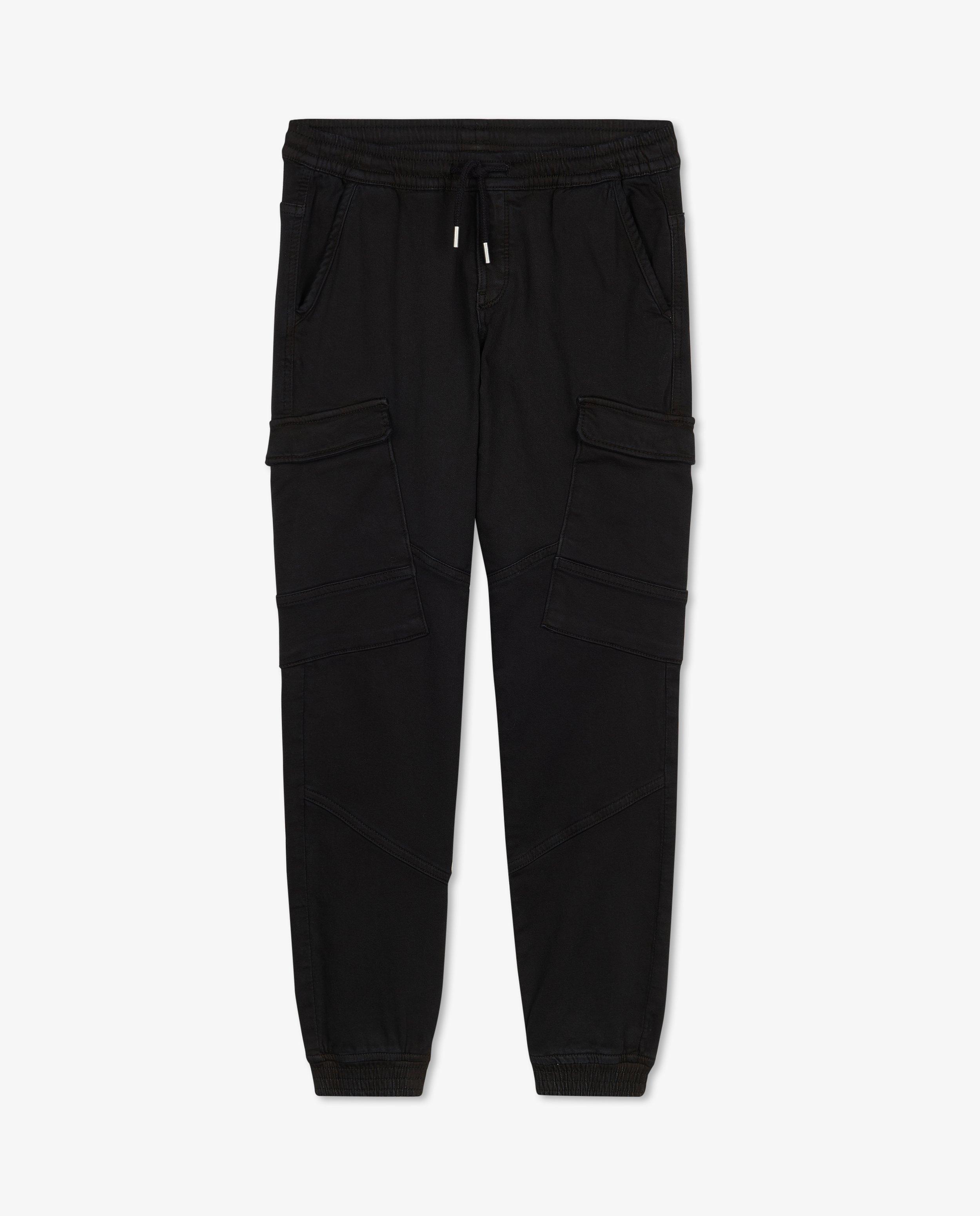 Broeken - Zwarte broek, cargo fit