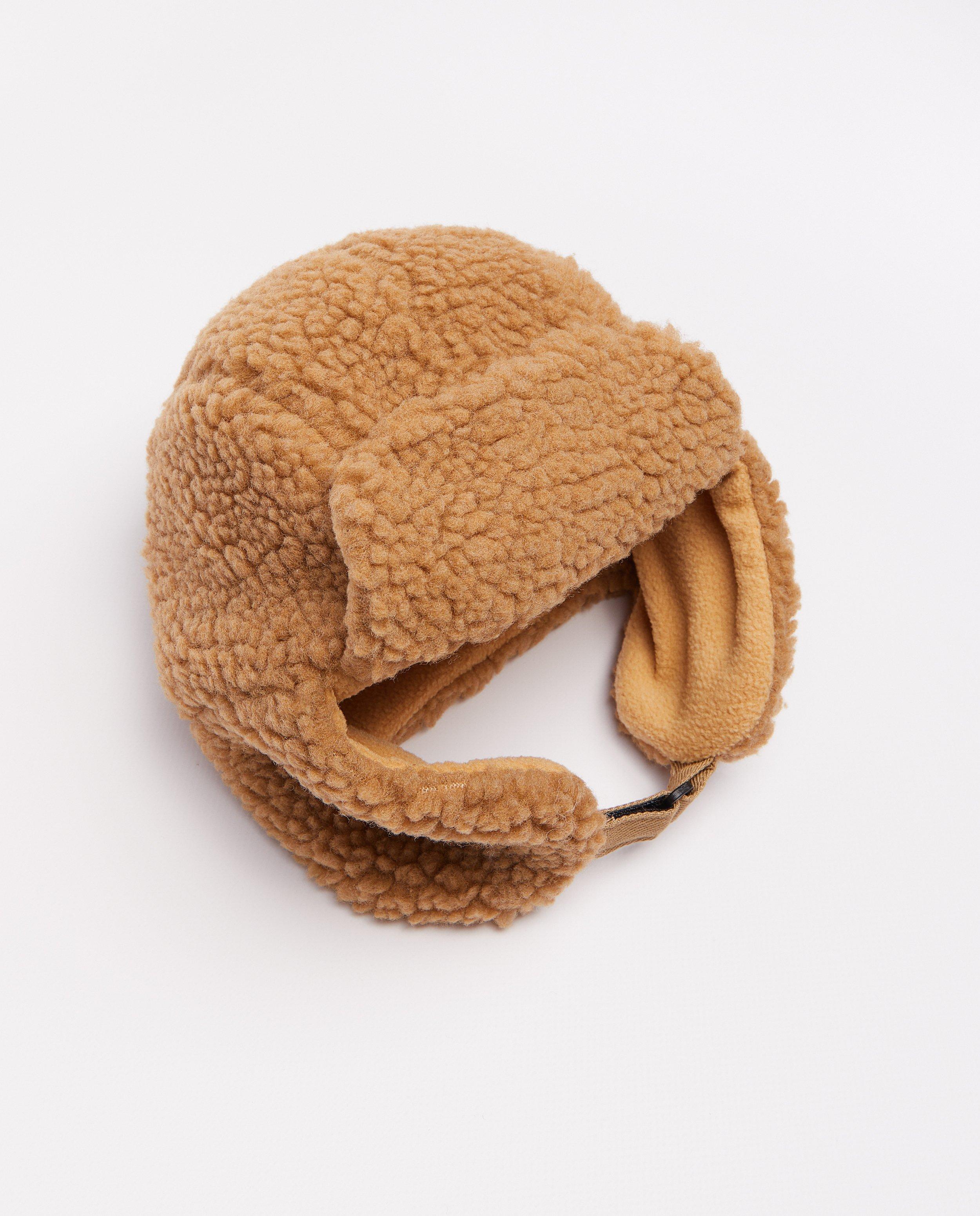 Breigoed - Set van teddy muts + wanten