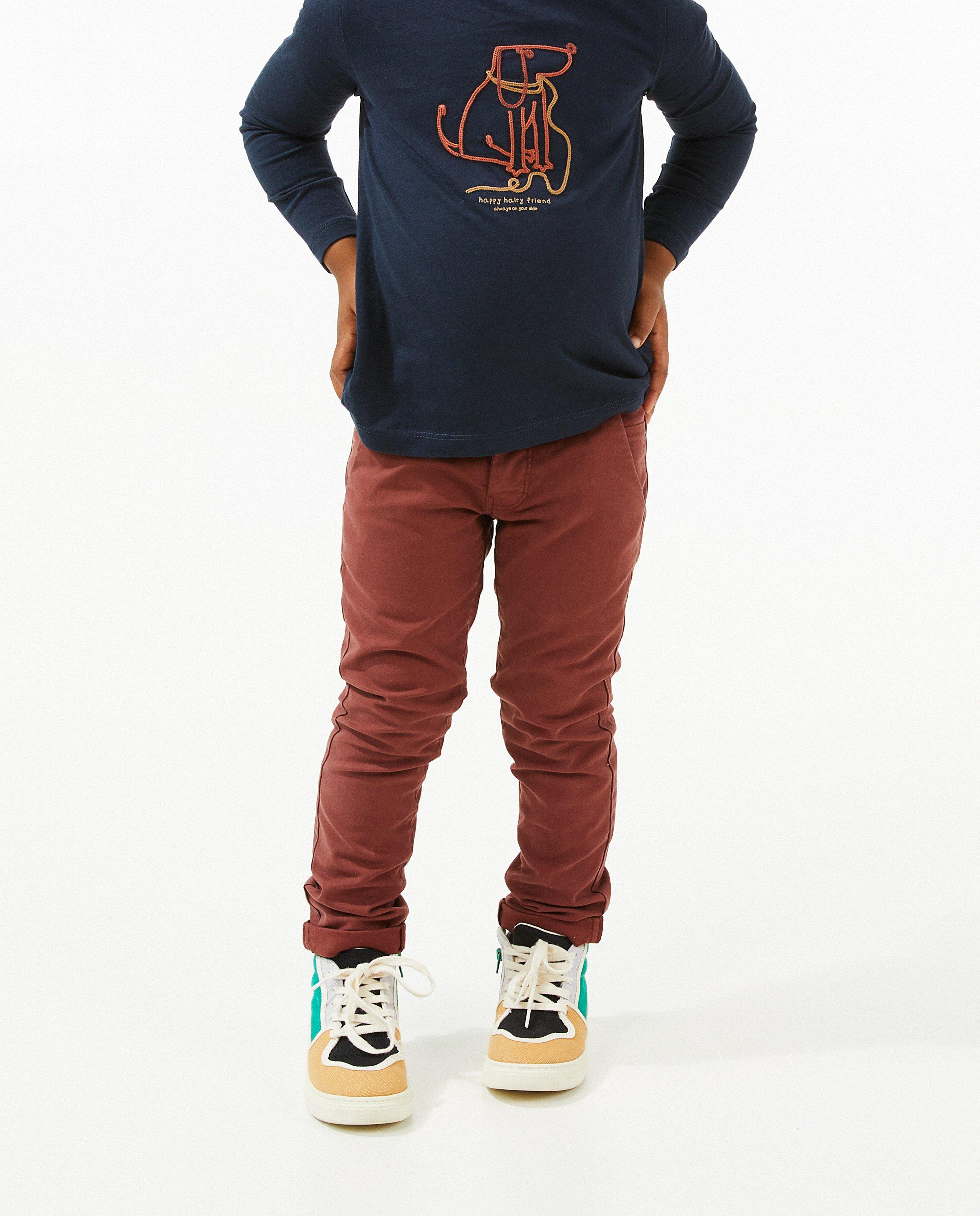 Pantalons - Pantalon bleu foncé slim fit