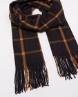 Breigoed - Zwarte sjaal met ruiten