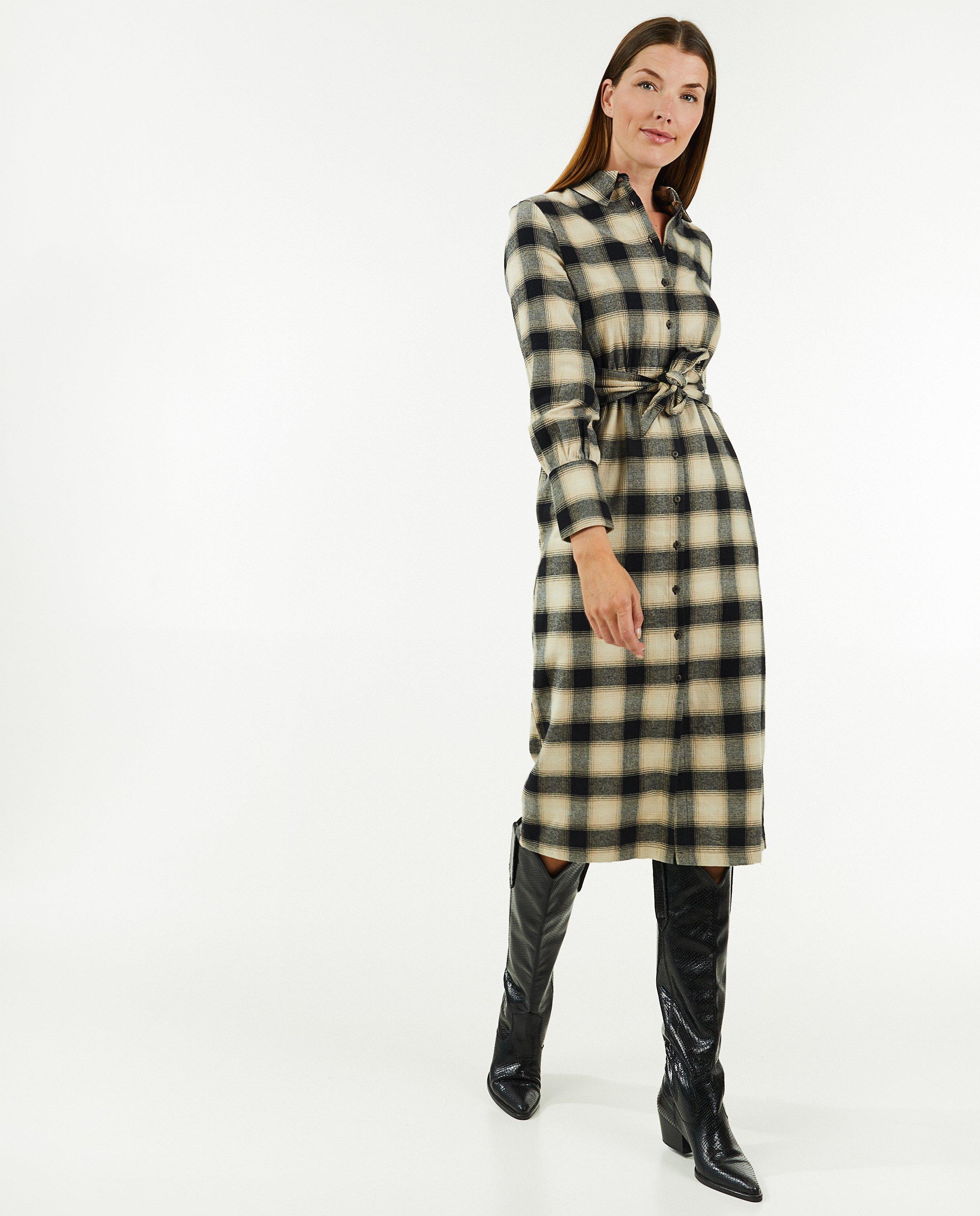 Robes - Robe en flanelle à carreaux