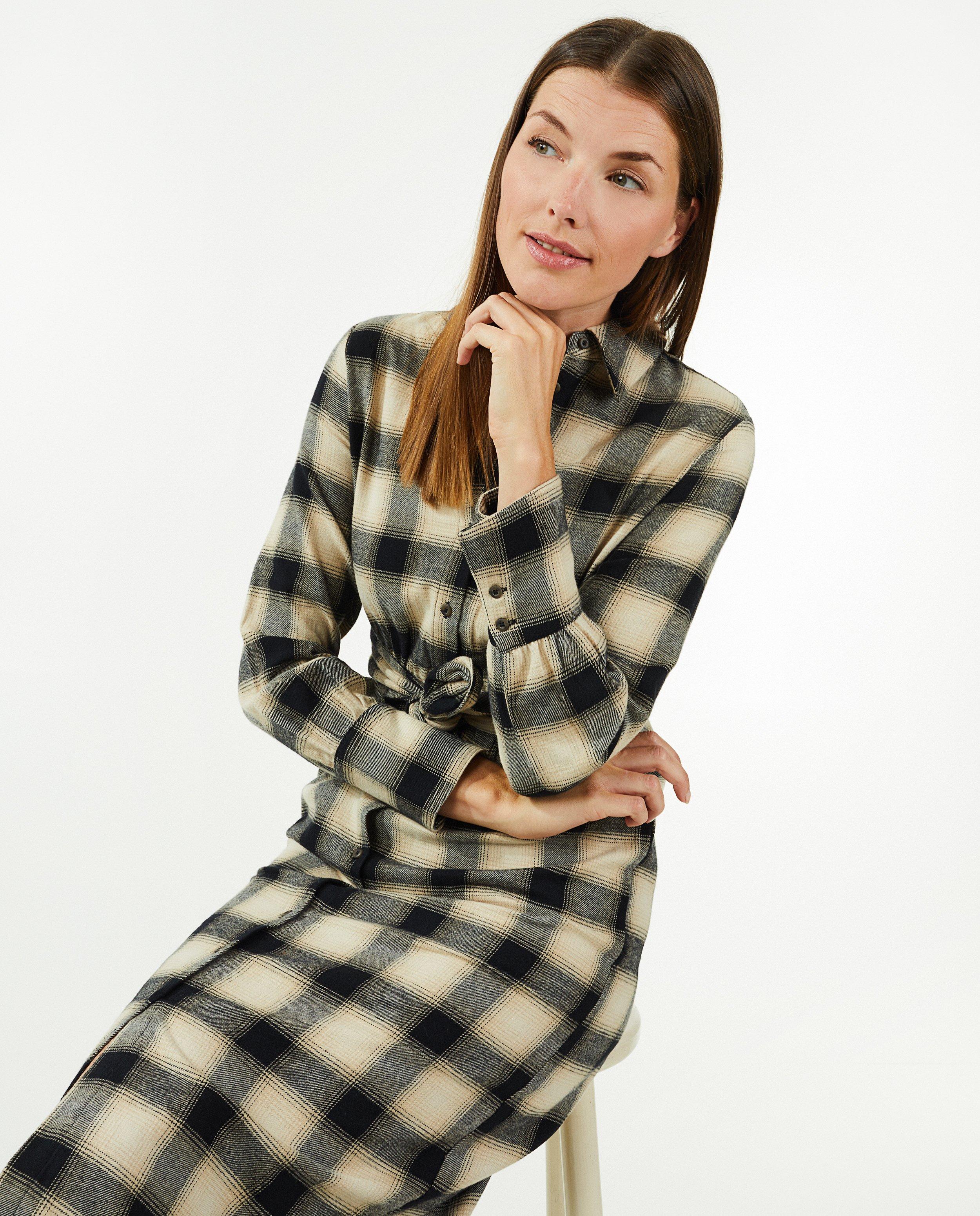 Robes - Robe en flanelle à carreaux