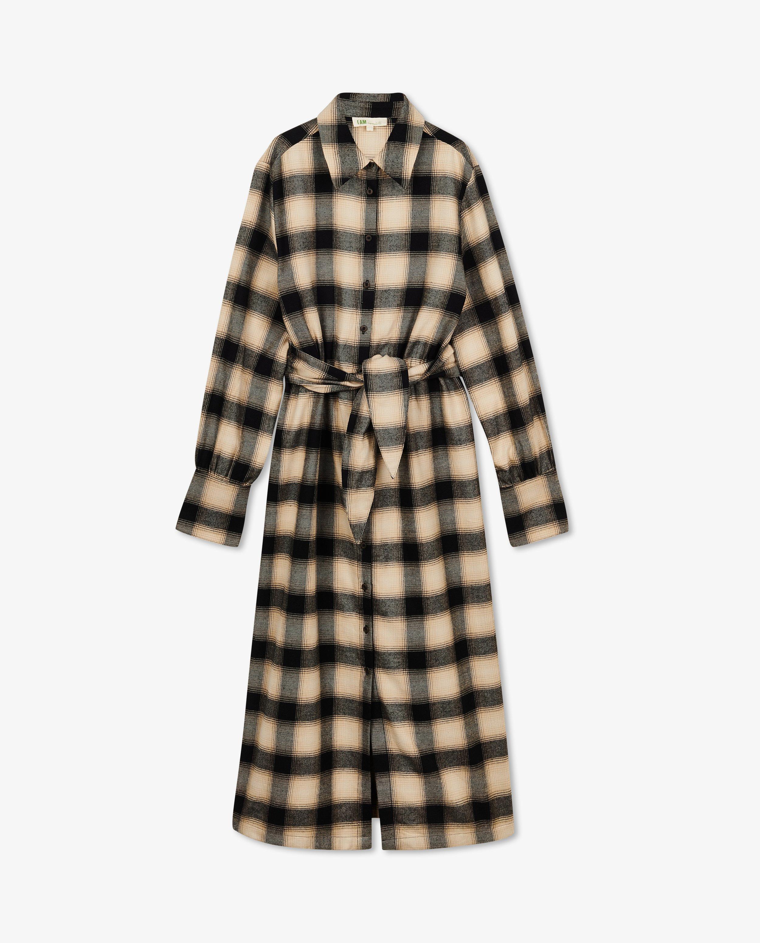 Robes - Robe en flanelle à carreaux
