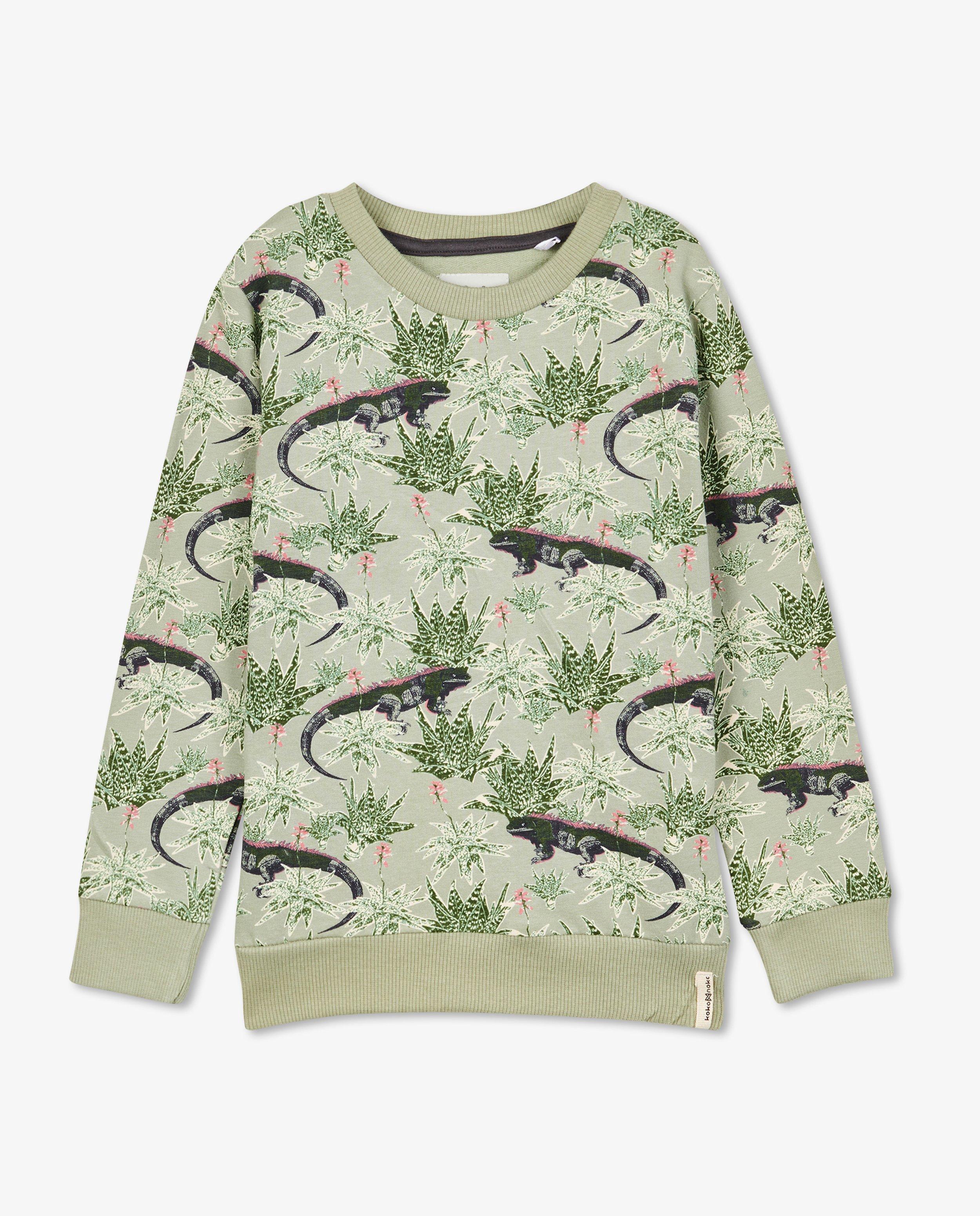 Groene sweater met print - null - Koko Noko
