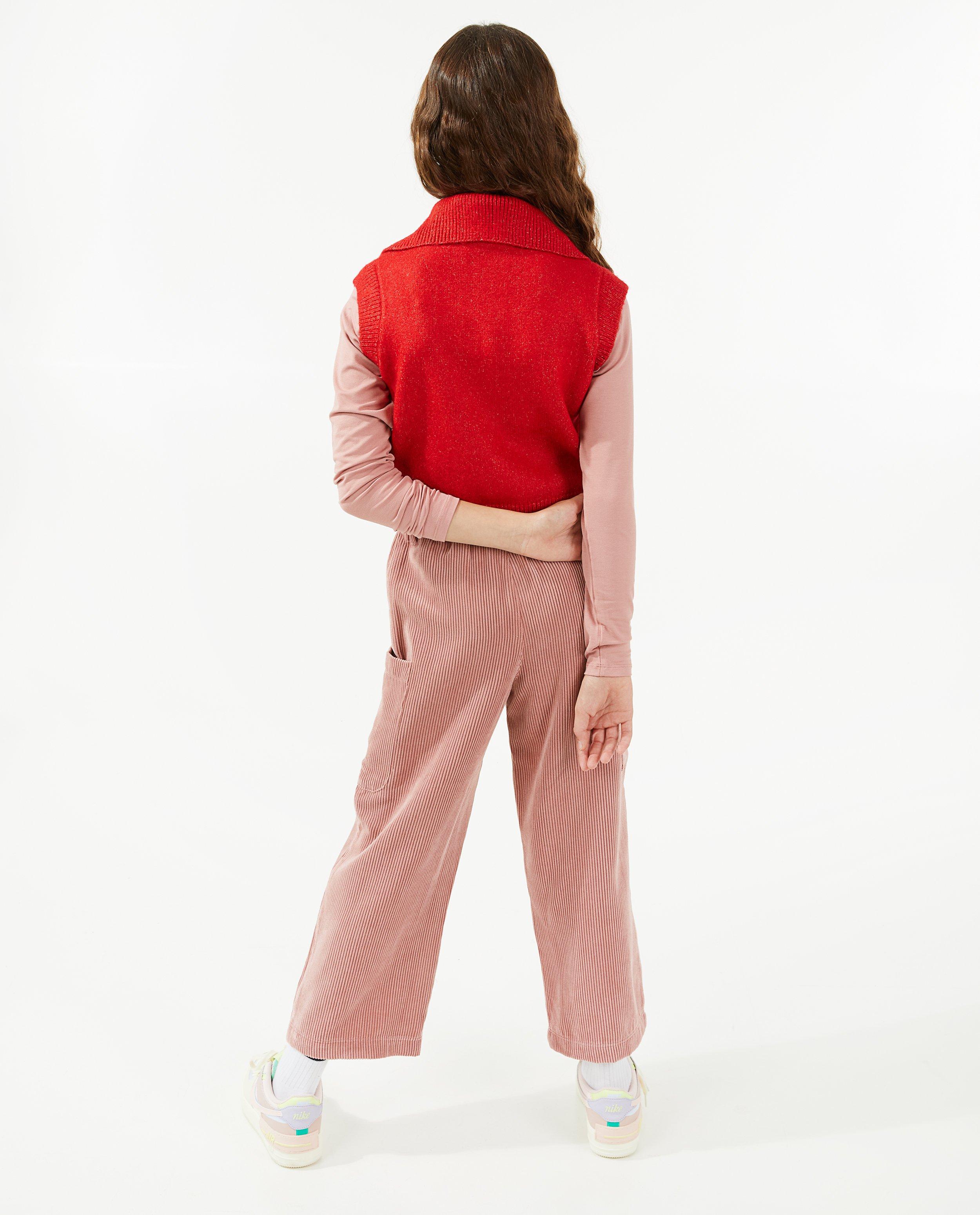 Pulls - Débardeur rouge avec fermeture à glissière