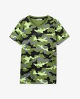 T-shirt met camouflageprint - null - Raizzed