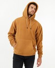 Sweaters - Bruine hoodie van fleece