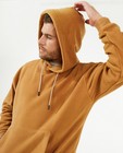Sweaters - Bruine hoodie van fleece
