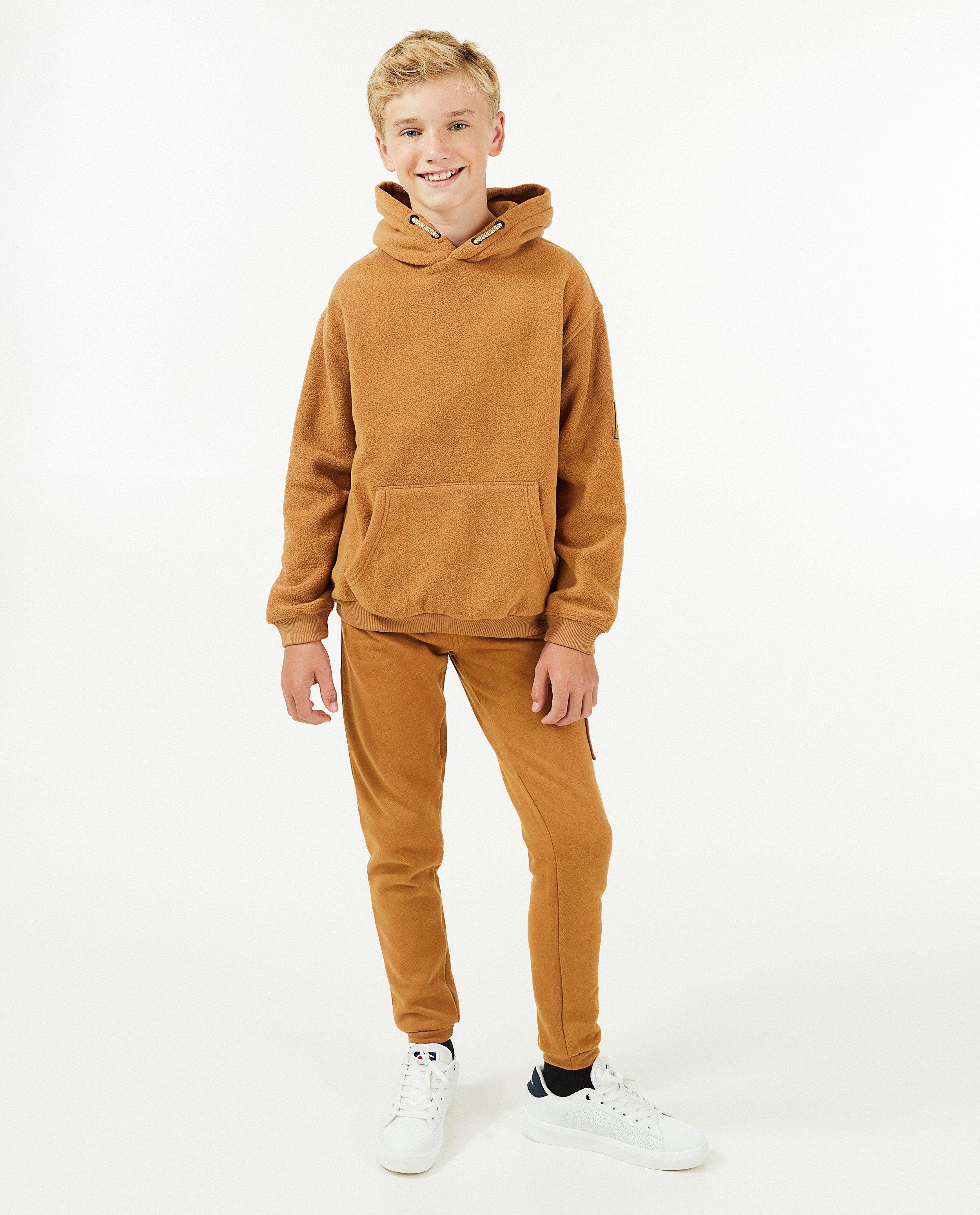 Bruine hoodie van fleece - null - I AM