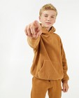Sweats - Hoodie brun en fleece