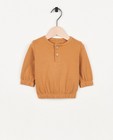 Offwhite sweater met rib - null - Newborn 50-68
