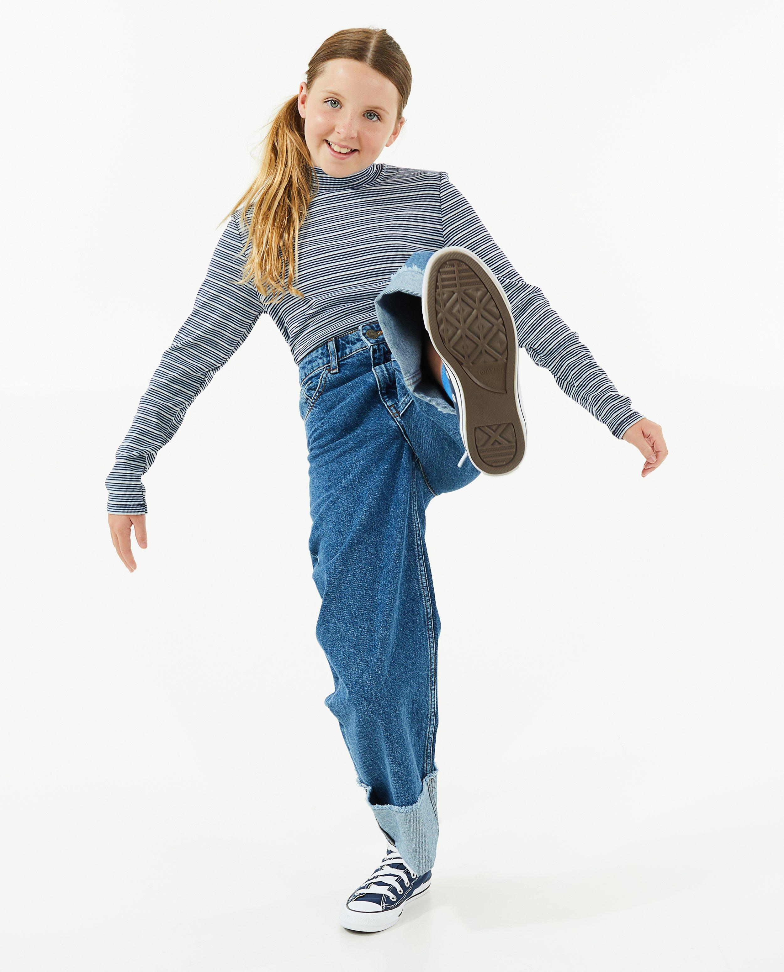 Gestreepte longsleeve - Product Detail - blauw - afbeelding nummer 1