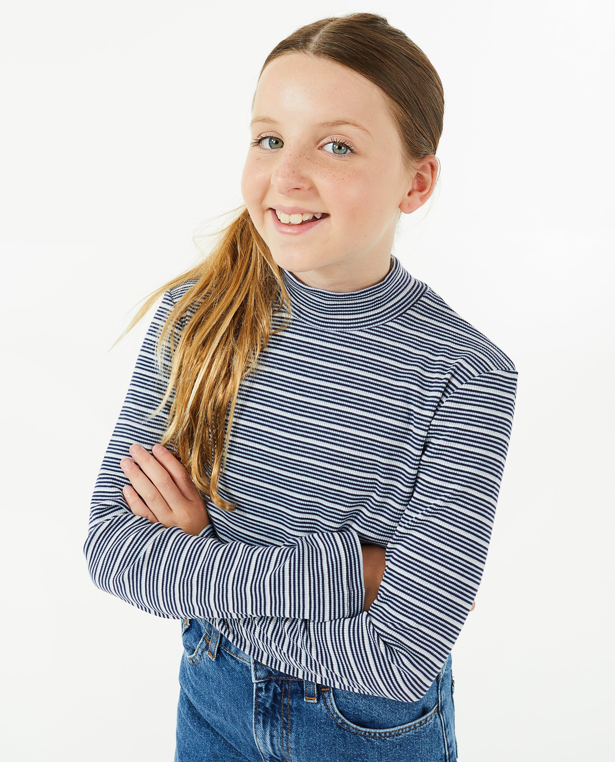 Gestreepte longsleeve - Product Detail - blauw - afbeelding nummer 3