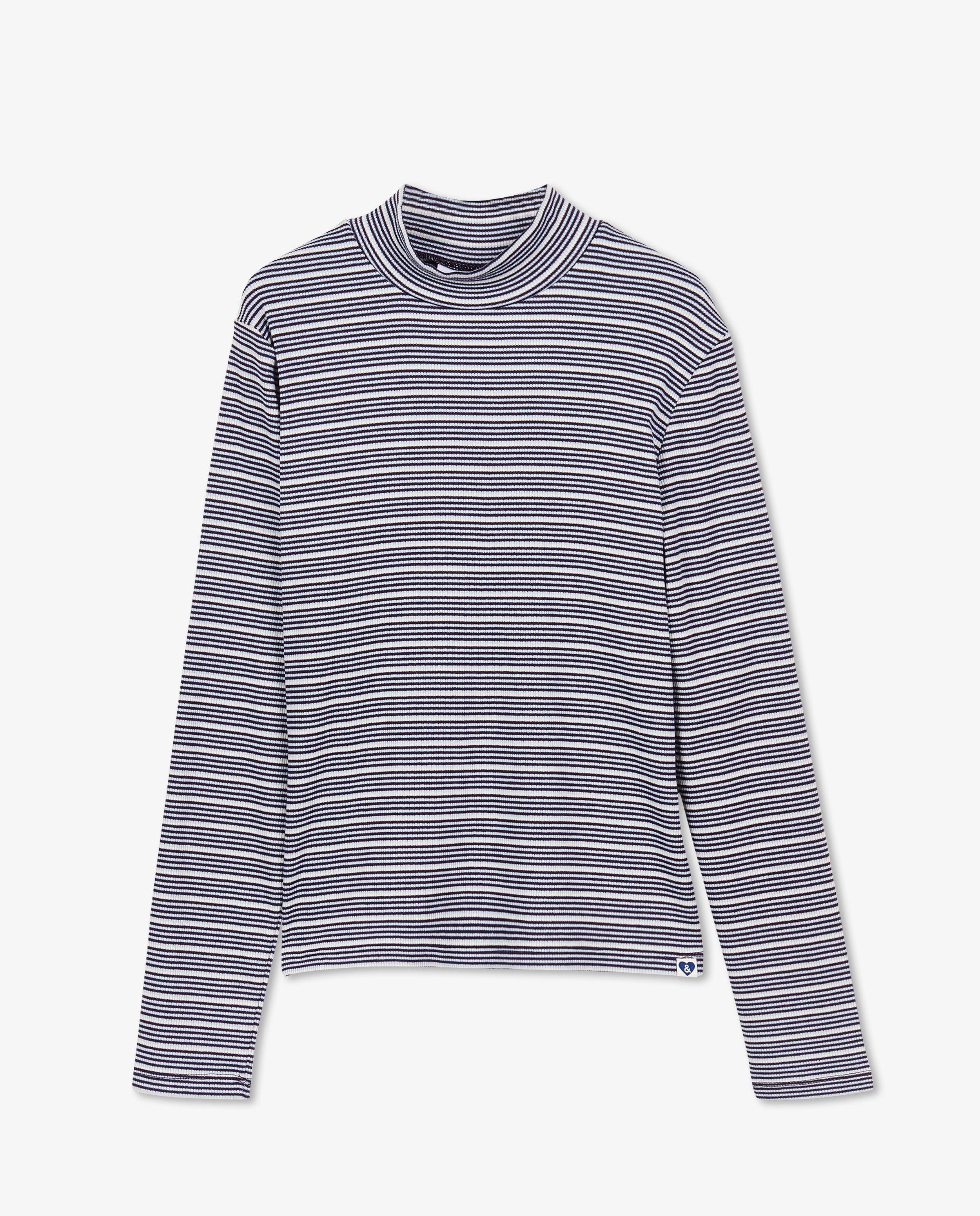 Gestreepte longsleeve - Product Detail - blauw - afbeelding nummer 5