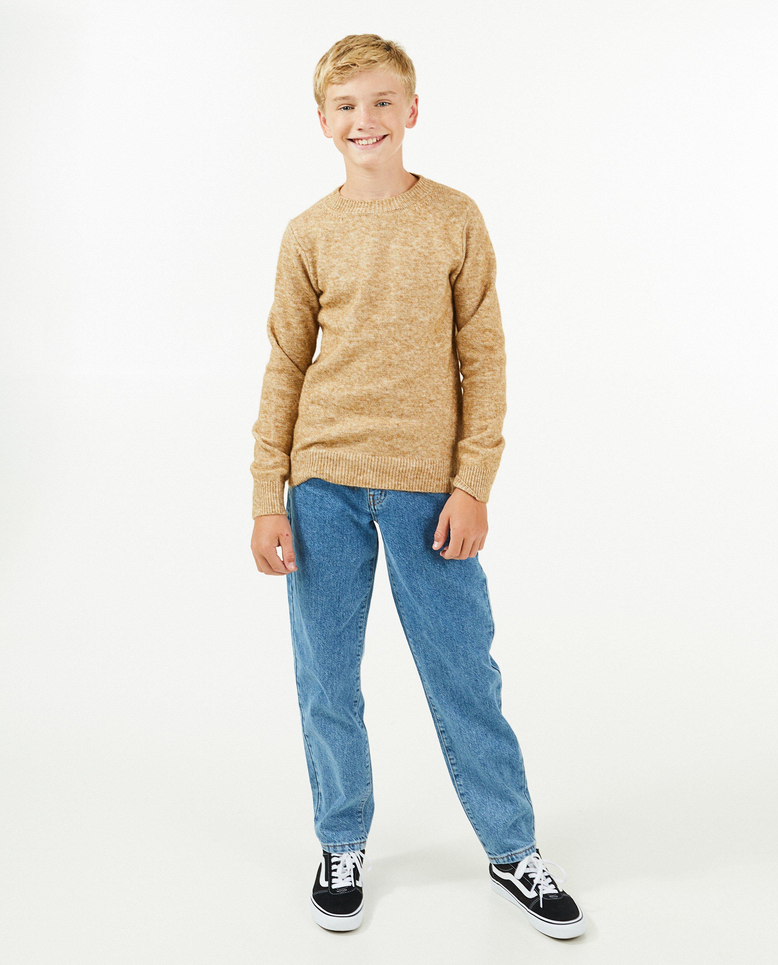 Gemêleerde trui in beige - null - I AM