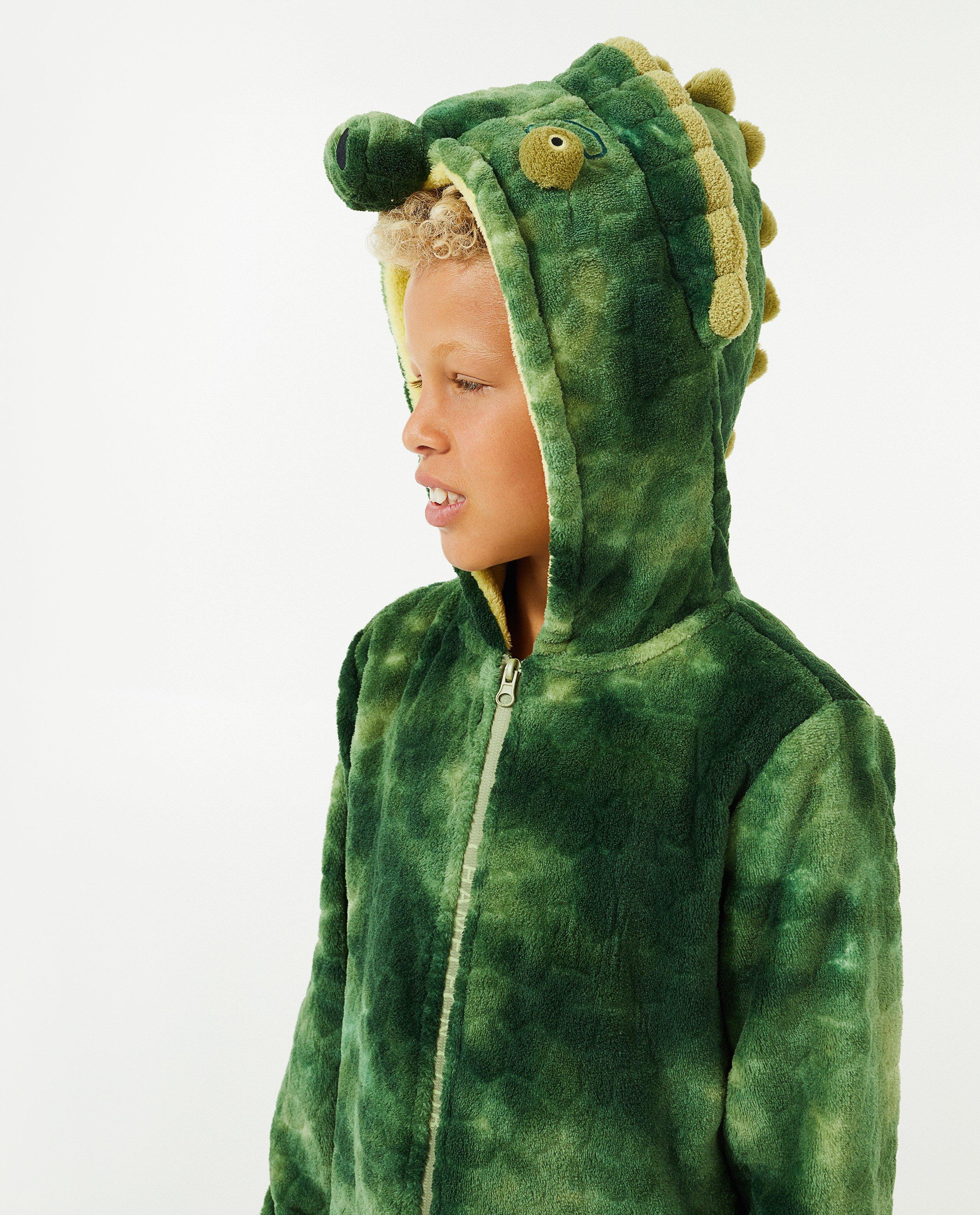 Groene kameleon-onesie, 7-14 jaar - null - Fish & Chips