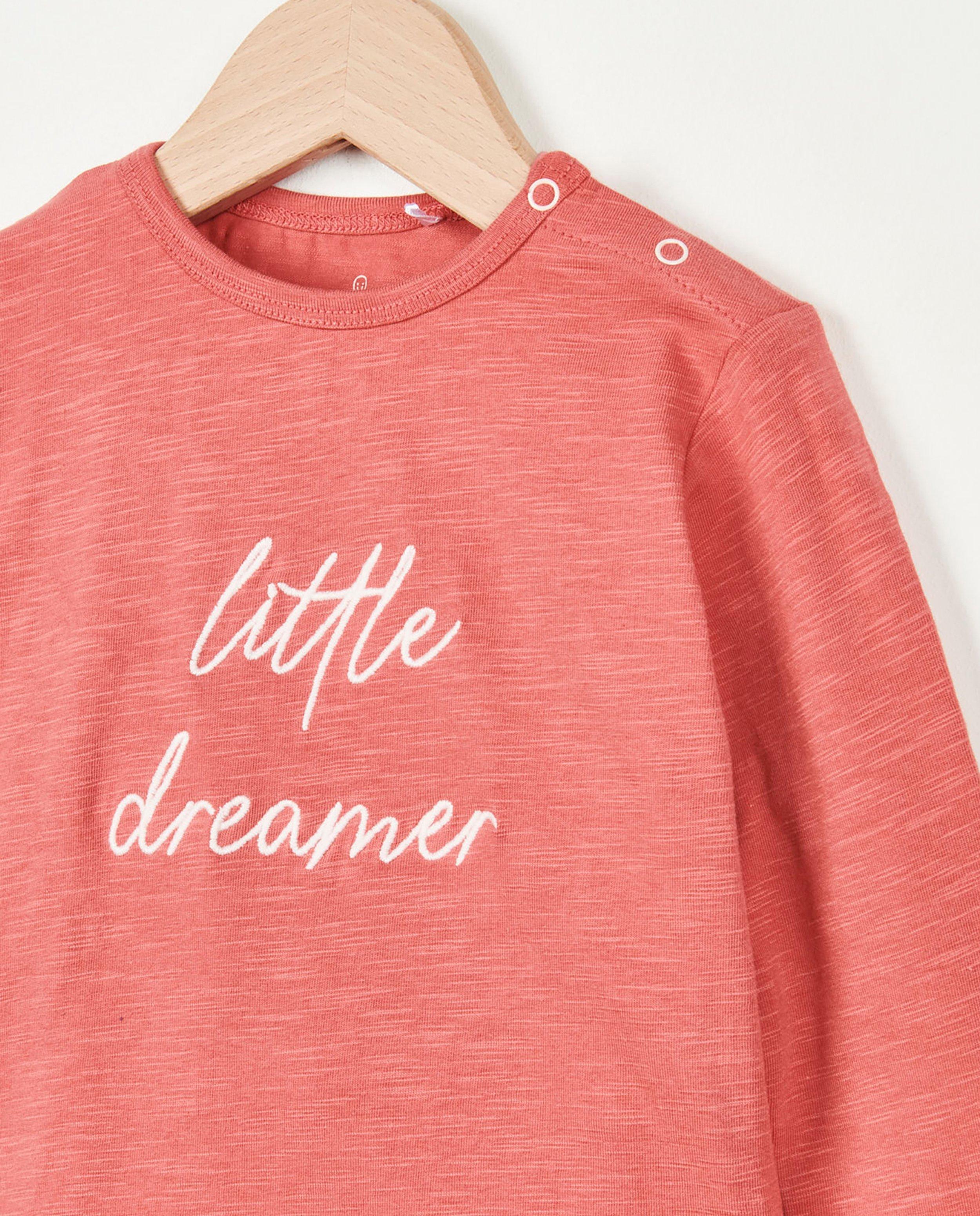 Roze pyjama met print - Product Detail - donkerrood - afbeelding nummer 4