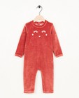 Pyjama rose foncé en fleece - null - Cuddles and Smiles